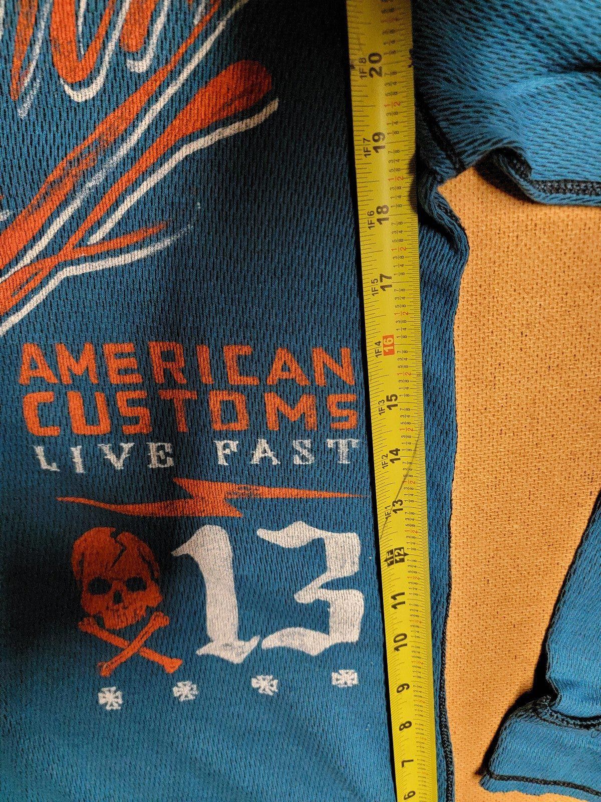 Affliction y2k Affliction Thermal Shirt Reversible Cross Skull Sz M Size US M / EU 48-50 / 2 - 5 Thumbnail