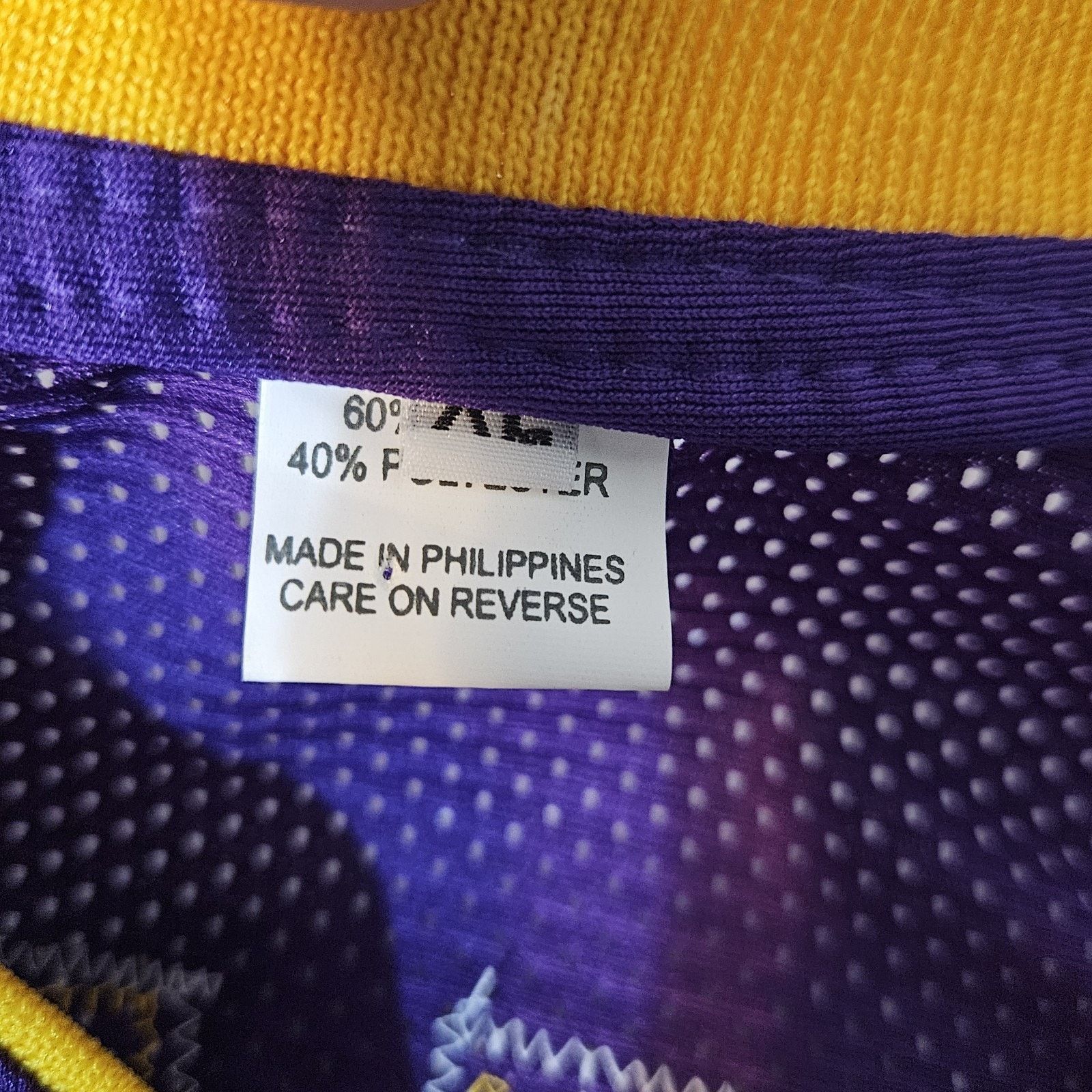Great Lakes Recreation LA Laker's Kobe Bryant Lakers Jersey XL Men Purple EUC Size US XL / EU 56 / 4 - 6 Thumbnail