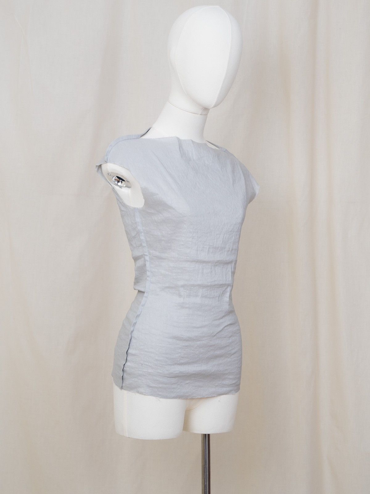 Maison Margiela Margiela | SS2012 Gray Stretch Top Size XS / US 0-2 / IT 36-38 - 7 Thumbnail