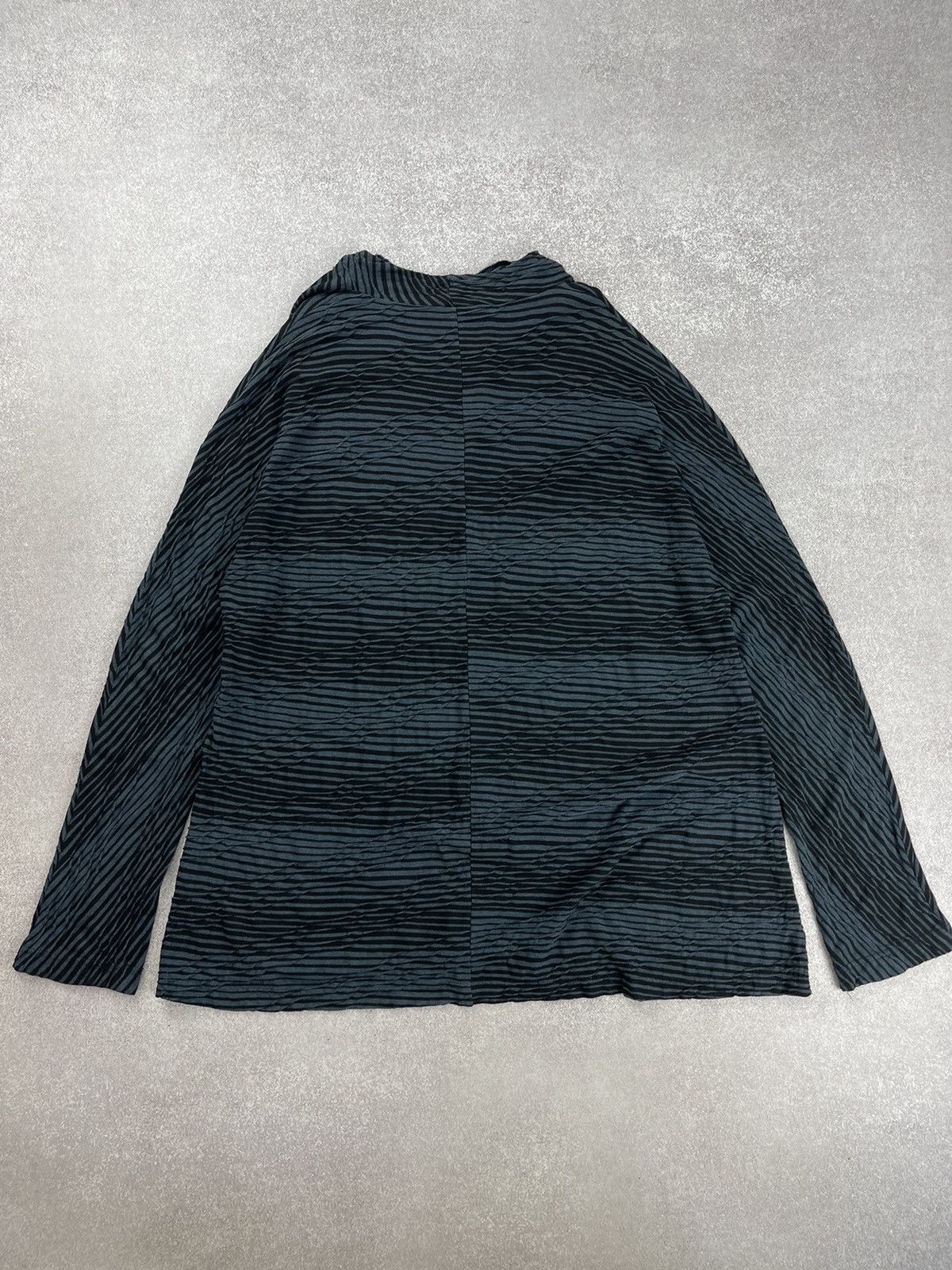 Japanese Brand Oska Striped Tunic Blouse Japan Style Size L / US 10 / IT 46 - 9 Thumbnail