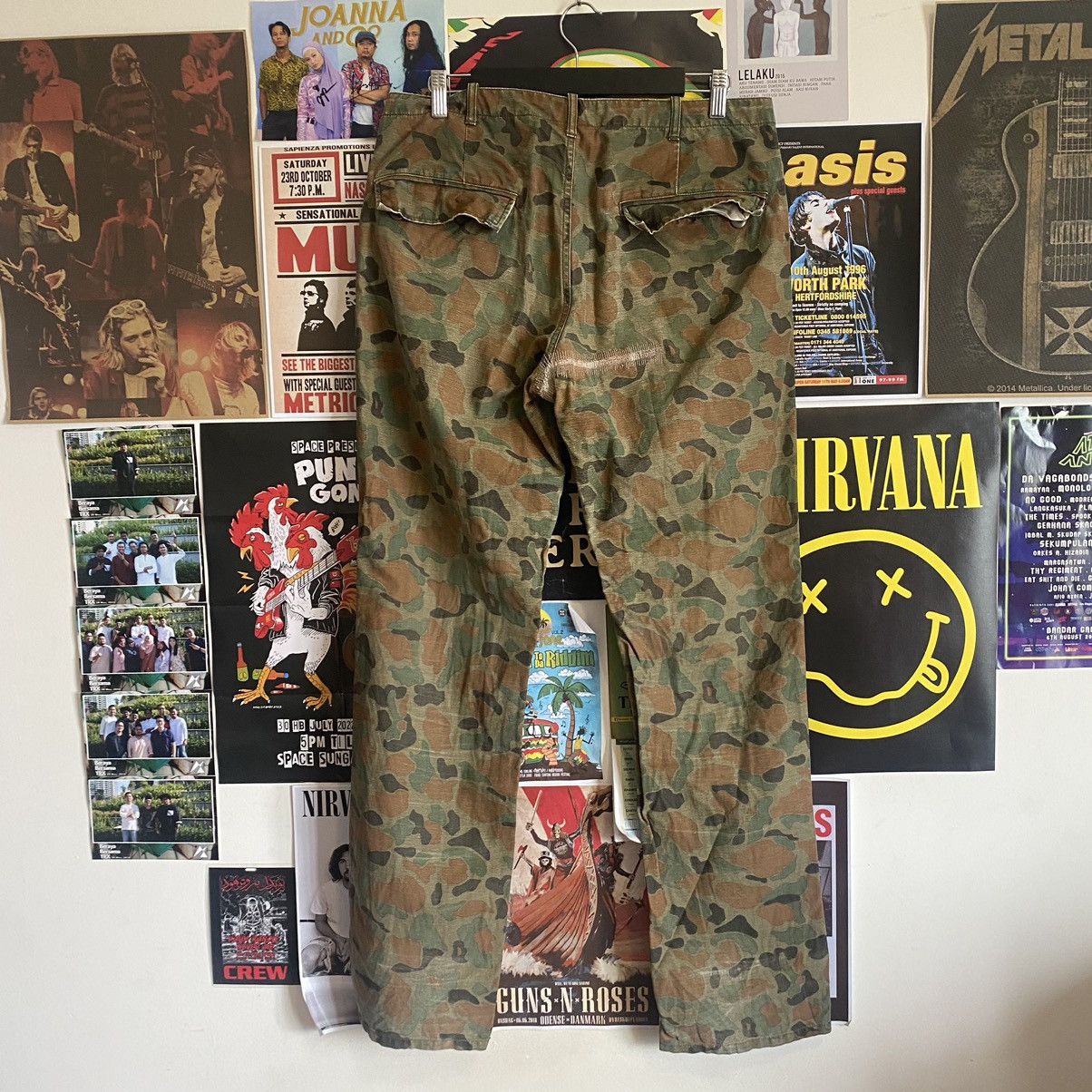 Vintage Vintage Army Camauflage 5 Pocket Pants Size US 34 / EU 50 - 5 Thumbnail