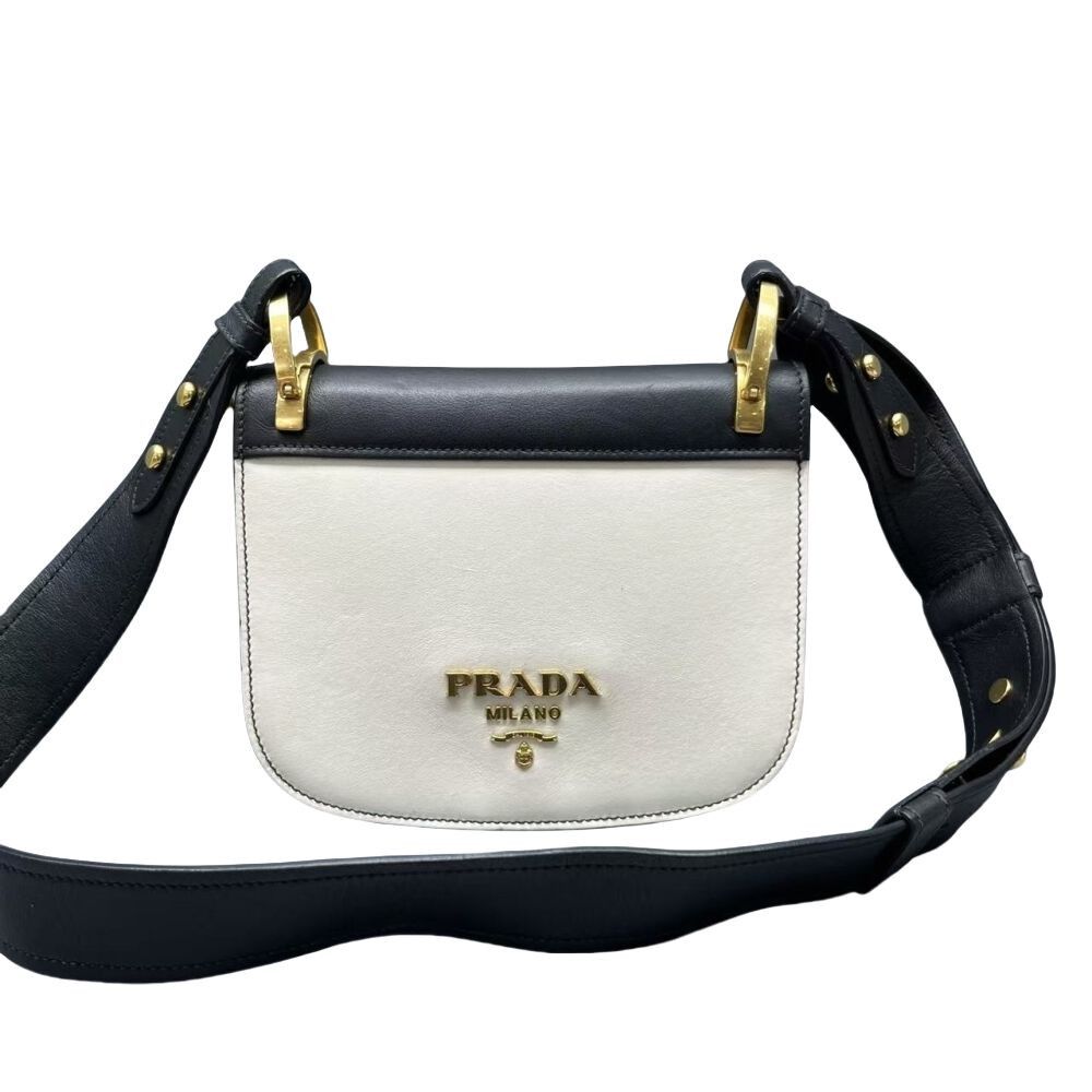 Prada Prada Two-Tone Shoulder Bag Size ONE SIZE - 1 Thumbnail