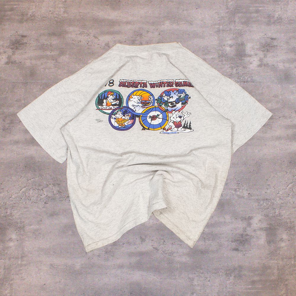 Vintage Vintage VTG 1998 Winter Games Grey Single Stitch T-Shirt Size US M / EU 48-50 / 2 - 1 Thumbnail