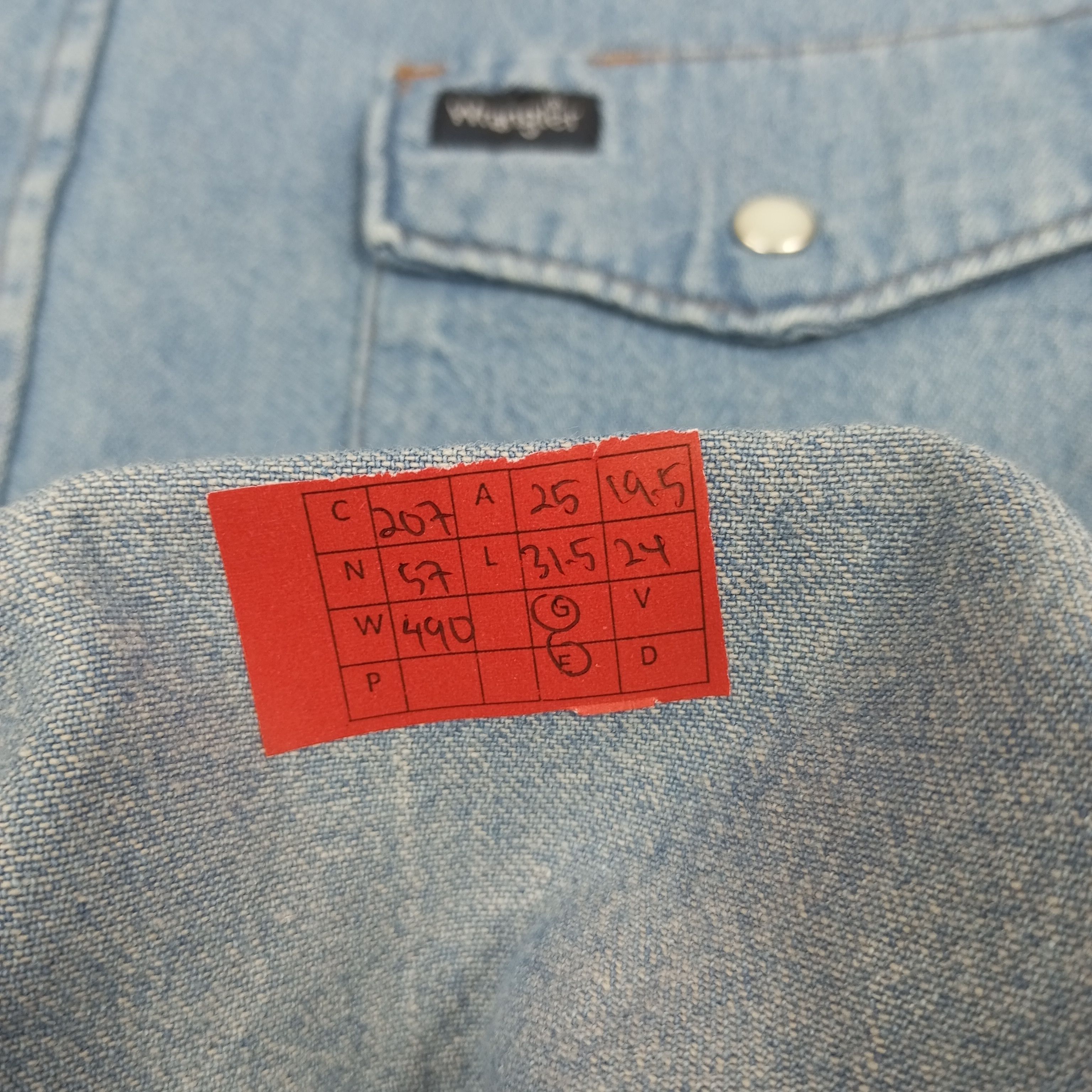 Vintage × Wrangler Wrangler Classic Style Casual Shirt Size US L / EU 52-54 / 3 - 8 Thumbnail