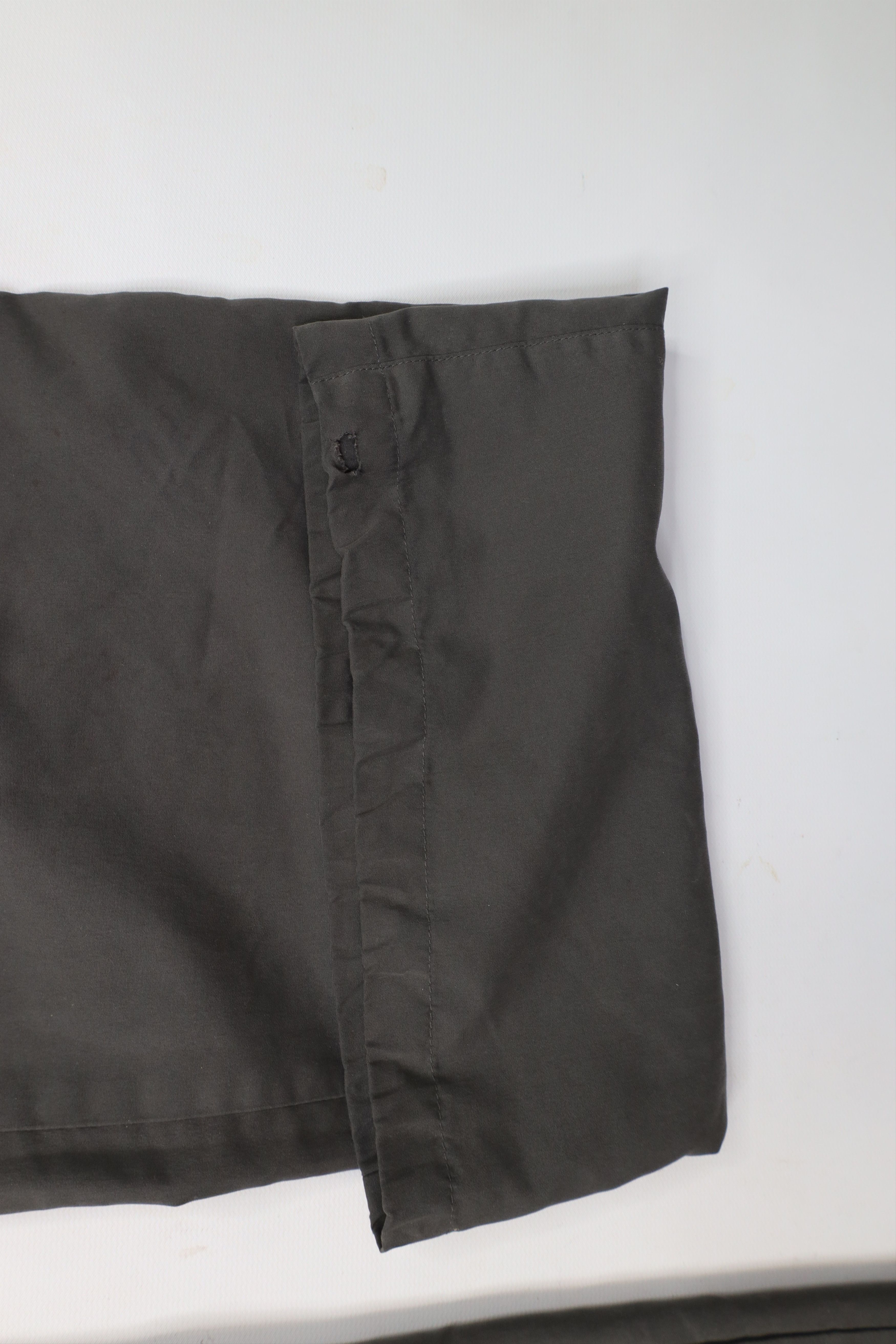 Vintage Vintage 90s Y2K Baggy Wide Leg Cargo Pants Polyester Gray Size 32" / US 10 / IT 46 - 6 Thumbnail