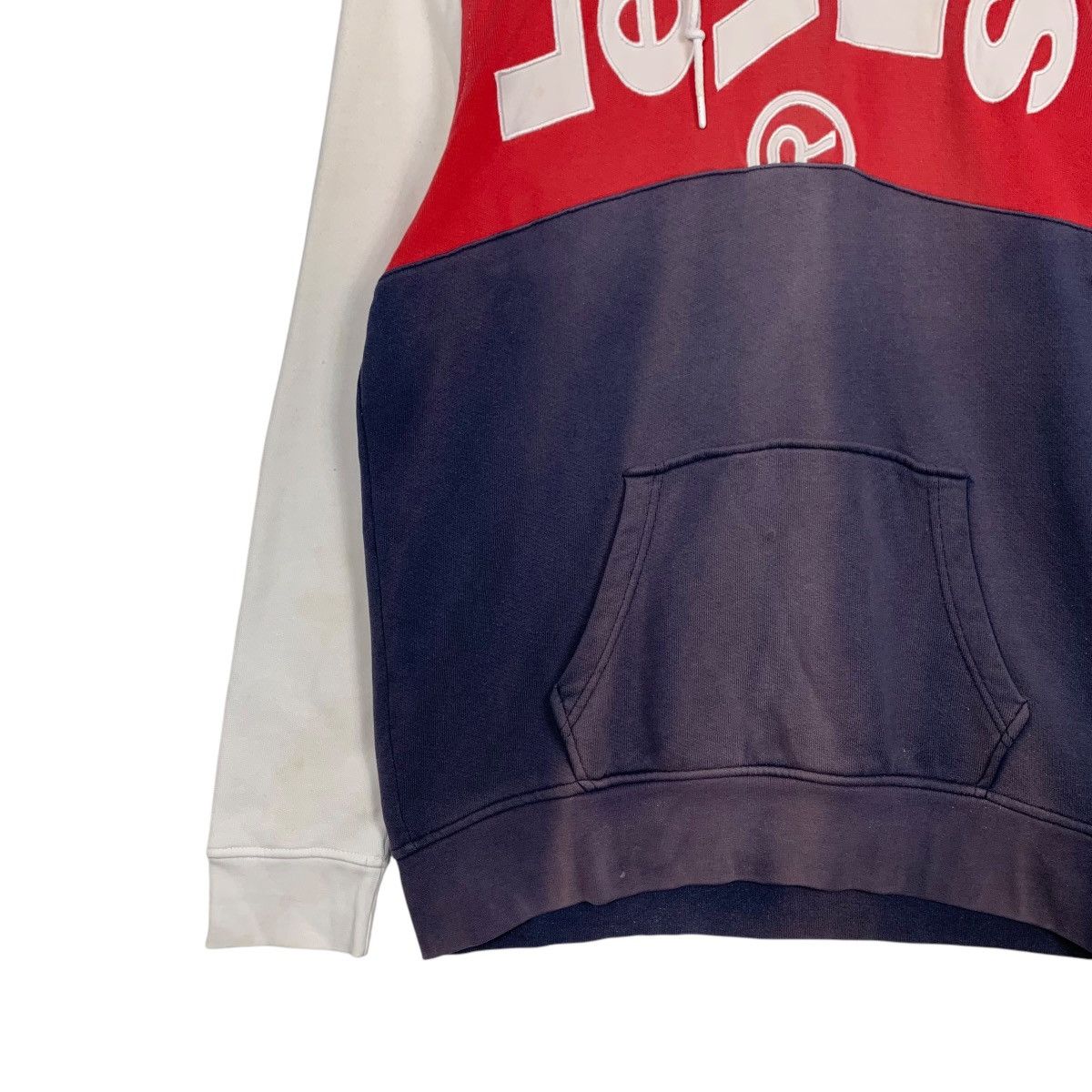 Levi's LEVIS Big Logo Colorblock Faded Pullover Hoodies #2530-C114 Size US L / EU 52-54 / 3 - 5 Thumbnail