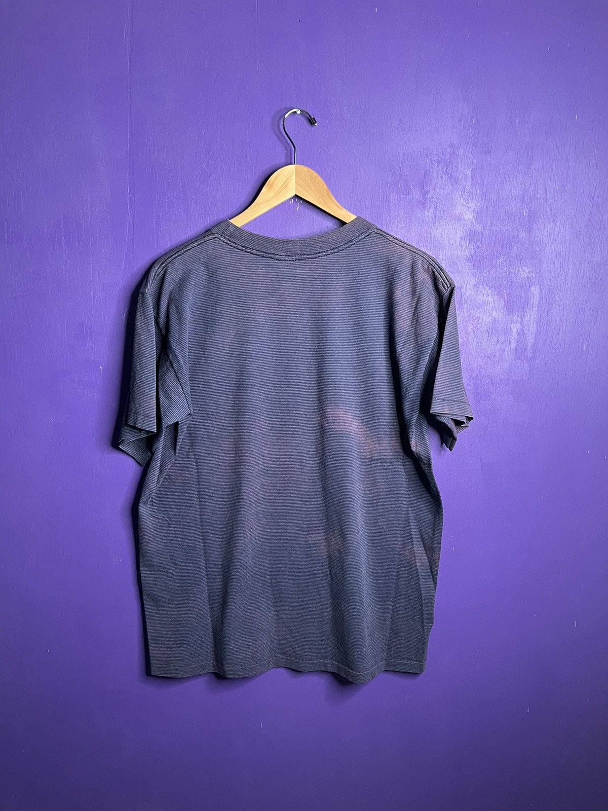 Vintage Vintage 90s Michigan wolverines striped t-shirt Size US L / EU 52-54 / 3 - 2 Thumbnail