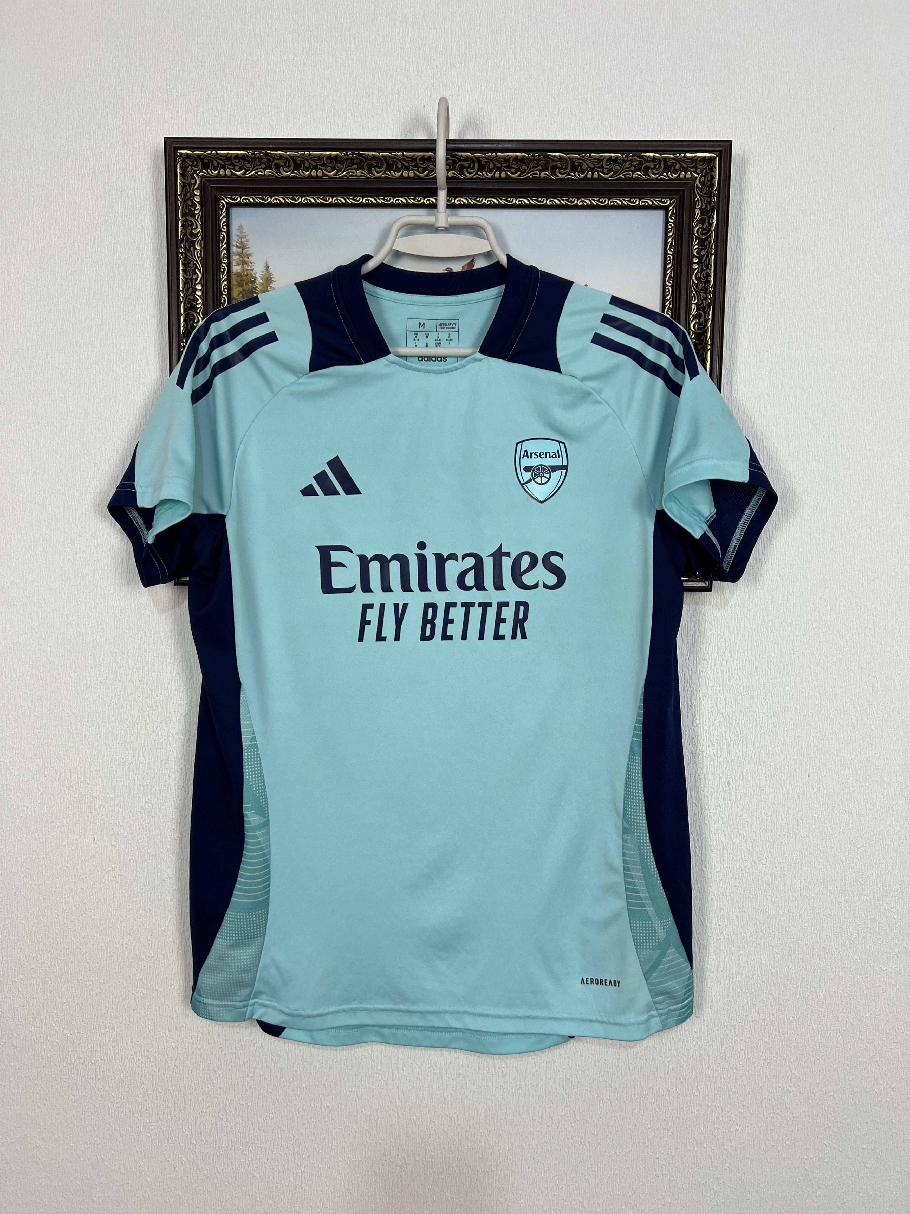 Adidas 2023 Arsenal Adidas Train Football Shirt Soccer Jersey Size US M / EU 48-50 / 2 - 1 Thumbnail
