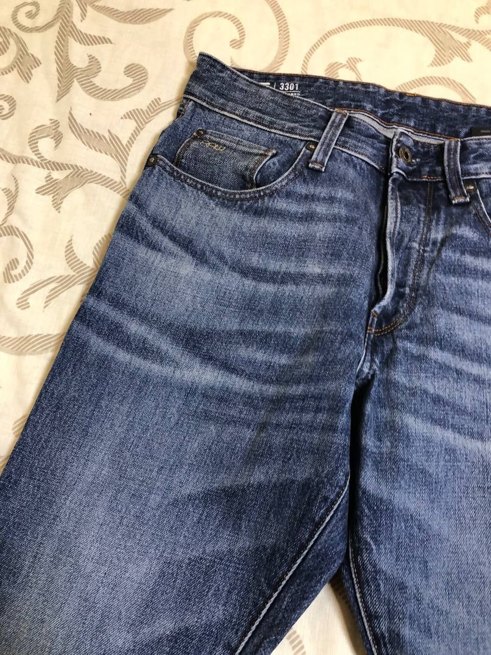 G-Star G-Star RAW 3301 Slim Straight Jeans Essential Size US 29 - 5 Thumbnail
