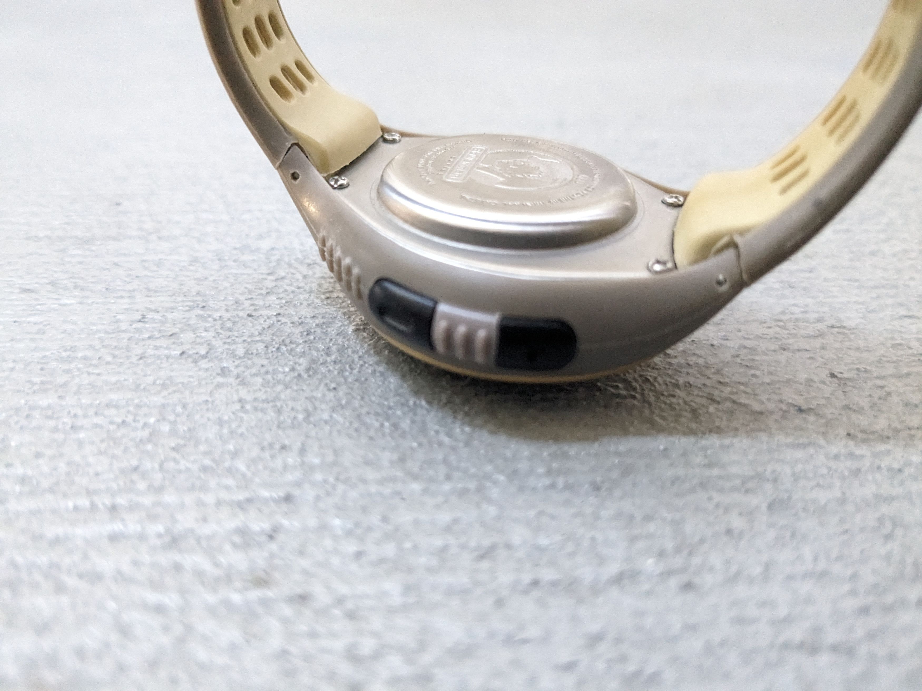 Nike × Vintage Vintage Nike Watch Gold Gray Rubber Digital Size ONE SIZE - 6 Thumbnail