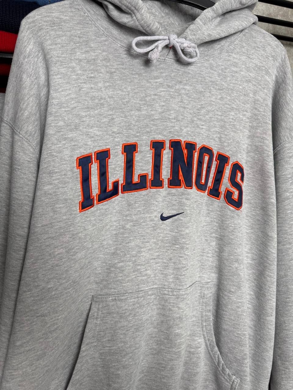 Nike Vintage Very rare Hoodie Nike ILLINOIS Size US XL / EU 56 / 4 - 6 Thumbnail