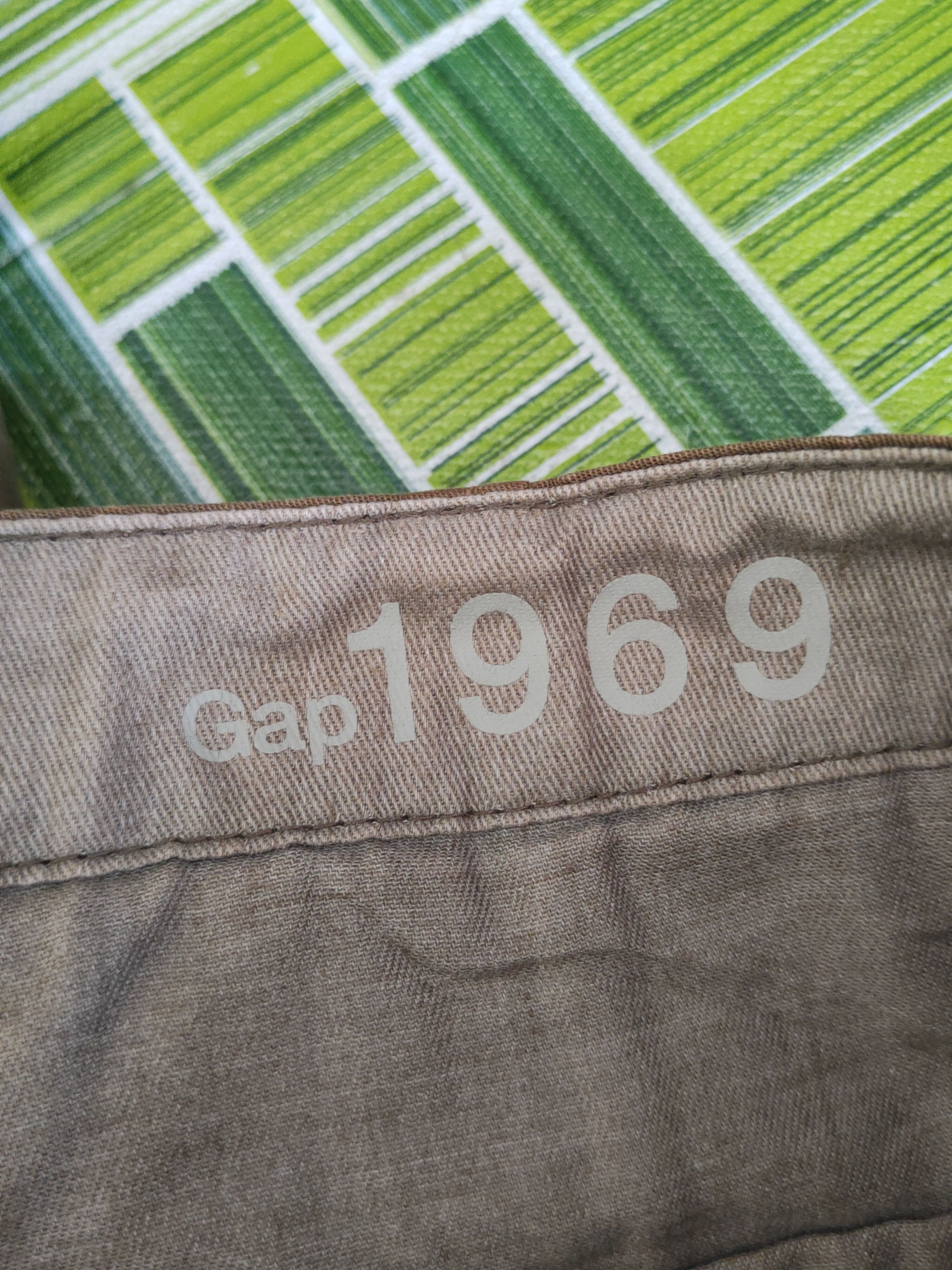Gap DL Gap 1969 Olive Multipocket Cargo Pants #46-095 Size US 33 - 13 Thumbnail