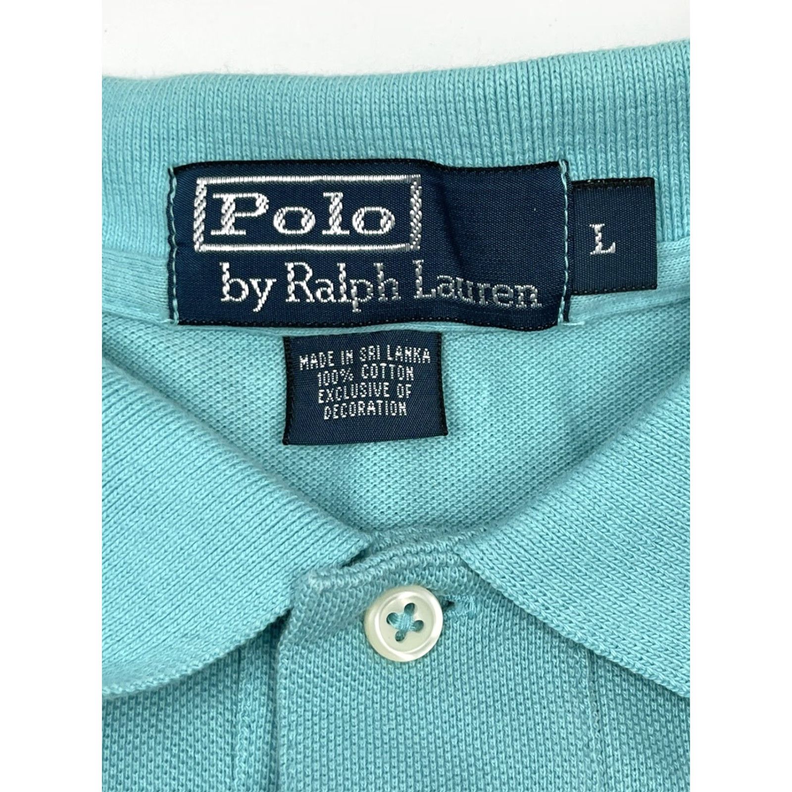 Polo Ralph Lauren VINTAGE Polo Ralph Lauren Golf Shirt Large Blue Short Sleeve Preppy Classic Mens Size US L / EU 52-54 / 3 - 2 Thumbnail