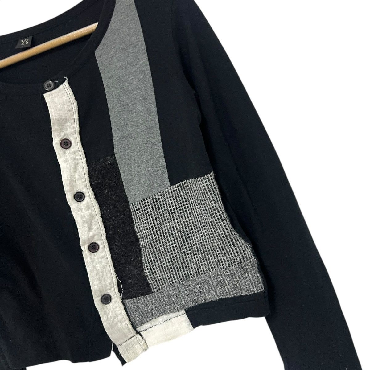Yohji Yamamoto Yohji yamamot patchwork longsleeve Size S / US 4 / IT 40 - 2 Thumbnail