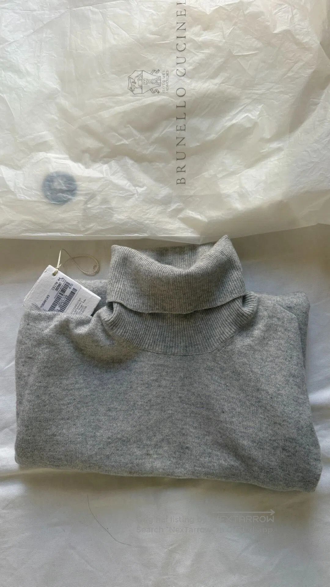 Brunello Cucinelli Brunello Cucinelli Men's Gray Turtleneck. Size US S / EU 44-46 / 1 - 9 Thumbnail