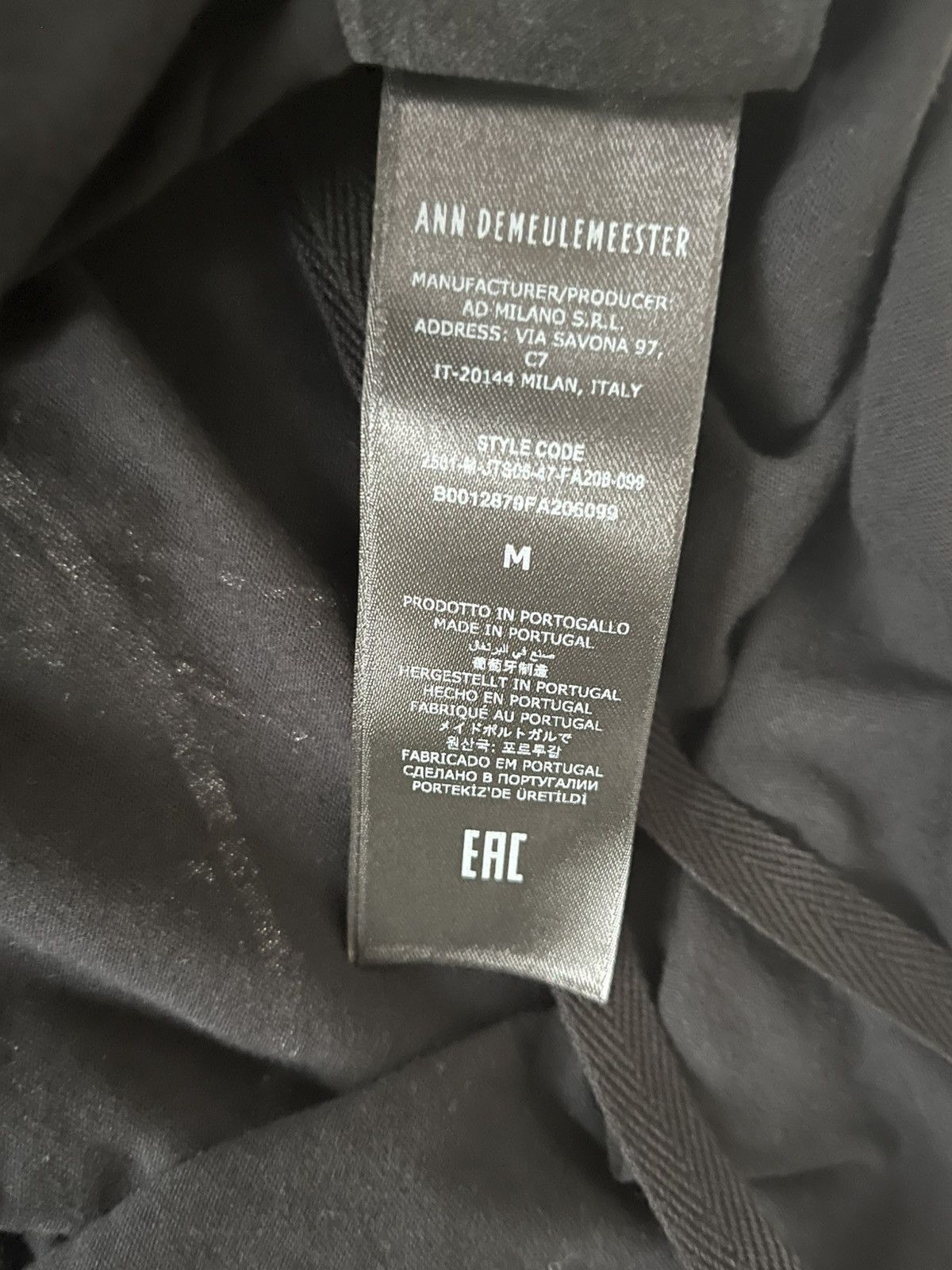 Ann Demeulemeester ANN DEMEULEMEESTER flower print oversized T-Shirts Size US L / EU 52-54 / 3 - 4 Thumbnail