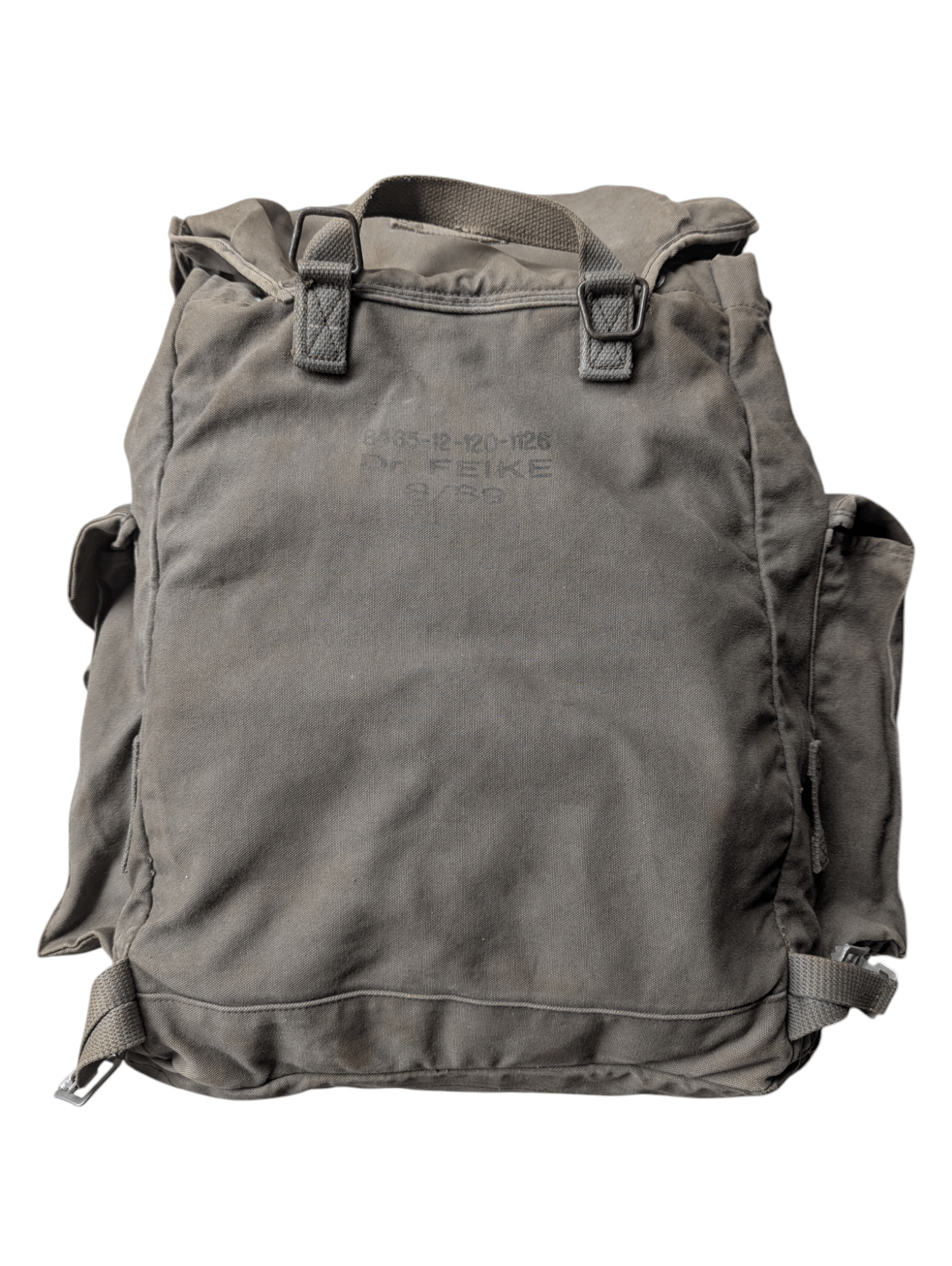 Vintage World War Army West Germany Bundeswehr Rucksack Backpack Size ONE SIZE - 4 Thumbnail