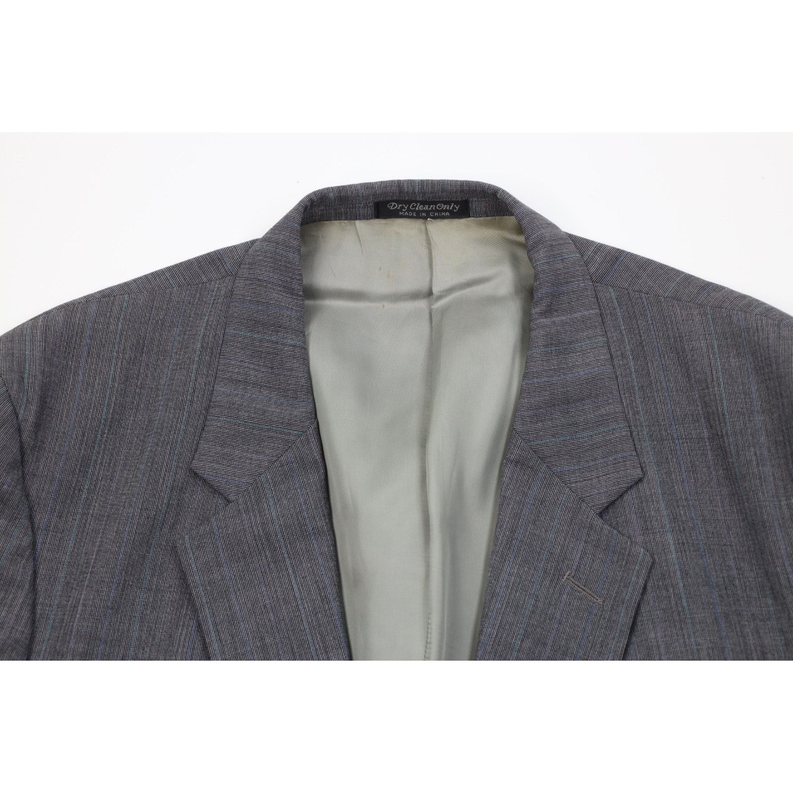 Vintage Vintage 90s Streetwear Hand Tailored 2 Piece Suit Wedding Size 48R - 3 Thumbnail