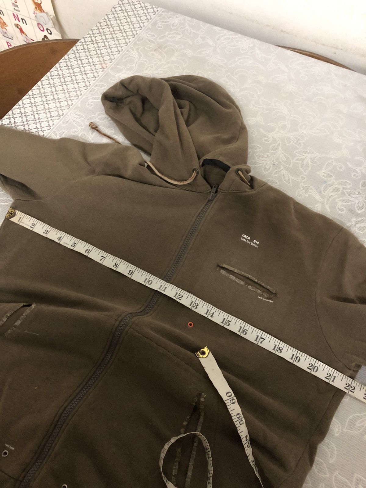 Undercover Rare🔥Undercover "Less but Better" Disteressed Zipper Hoodie Size US M / EU 48-50 / 2 - 18 Thumbnail