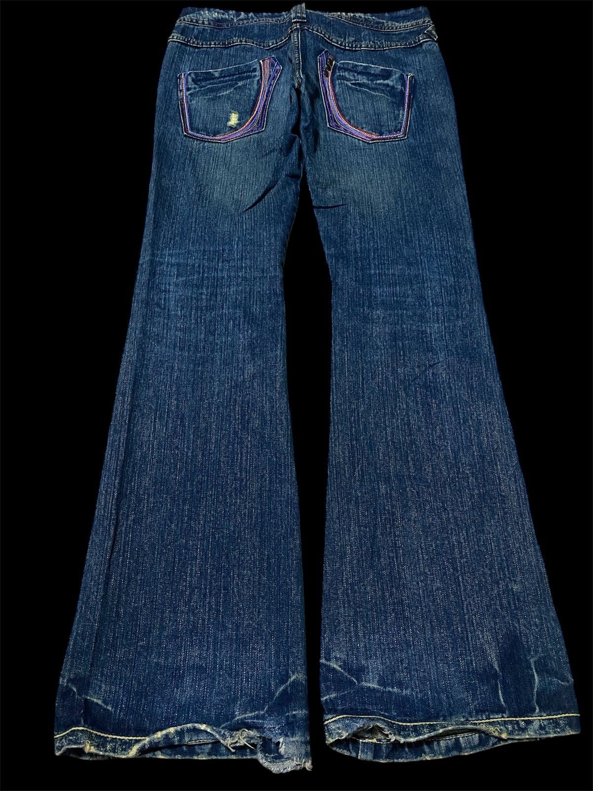 Japanese Brand × Vintage 💥FLARE 90s BOOTCUT DISTRESS💥 Size US 31 - 1 Thumbnail
