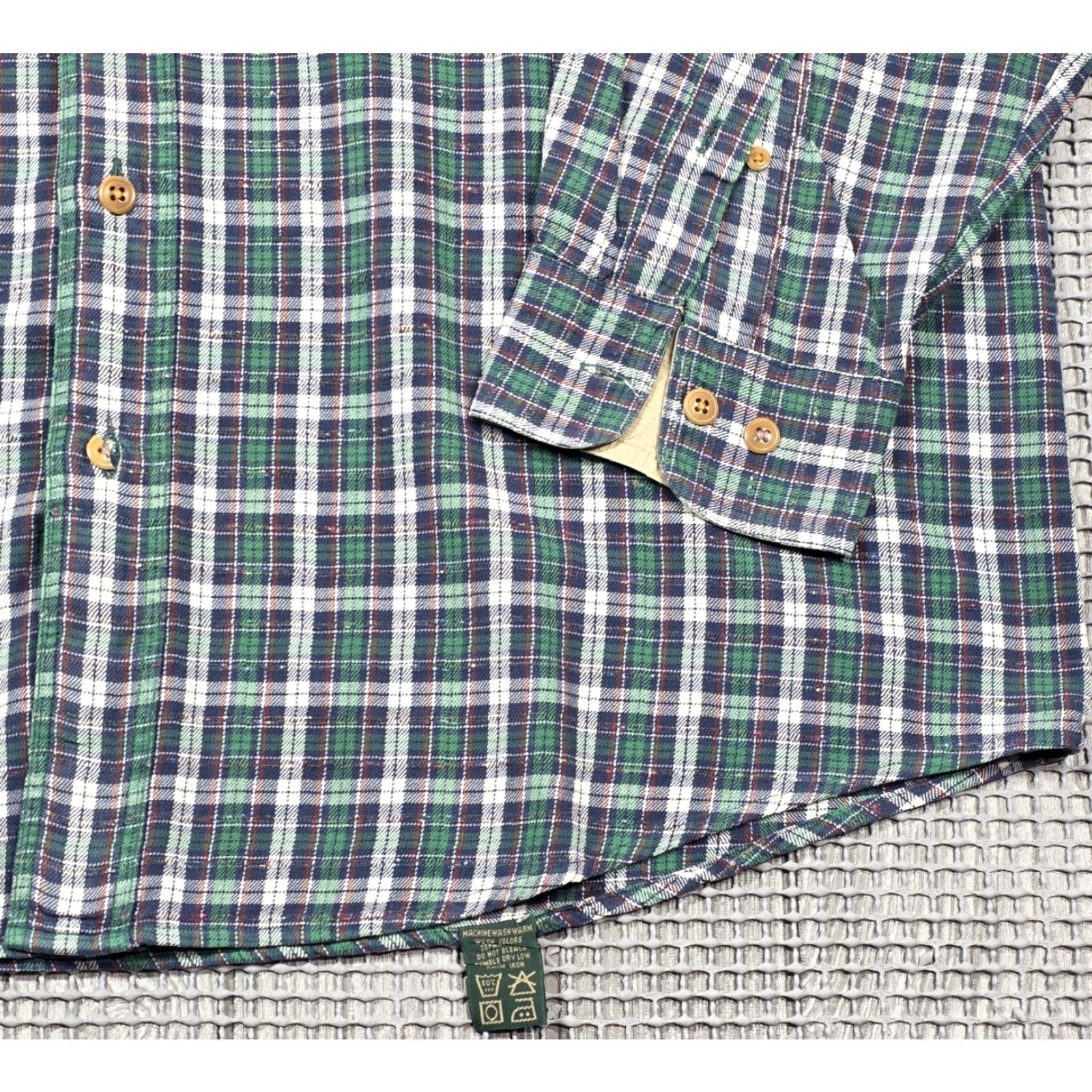 Orvis VTG Orvis Button-Up Mens L Blue Plaid Flannel Southwestern Long Sleeve Shirt Size US L / EU 52-54 / 3 - 5 Thumbnail