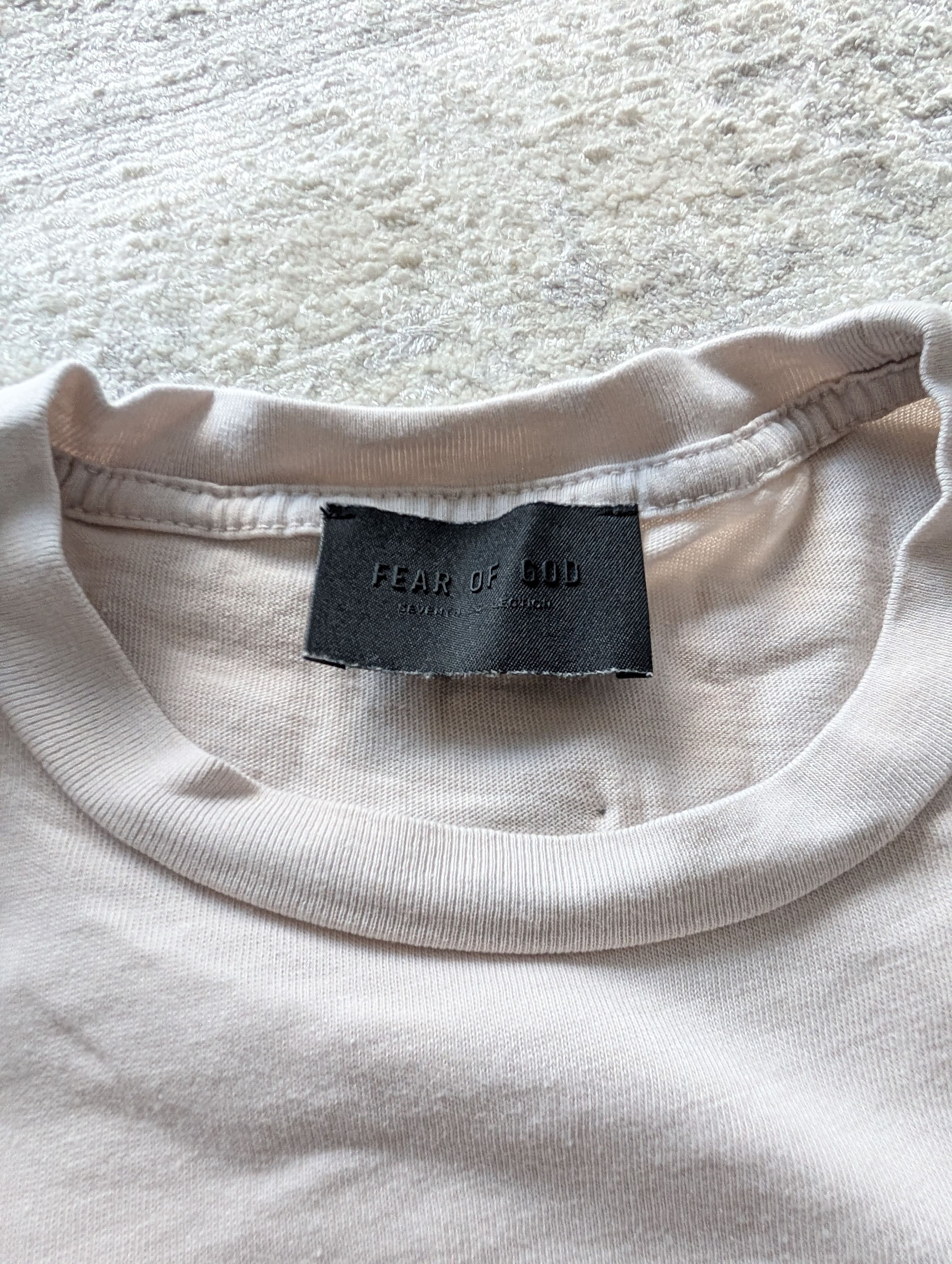 Fear of God Fear of God Perfect Vintage Tee Concrete White Gray Small Size US S / EU 44-46 / 1 - 2 Thumbnail
