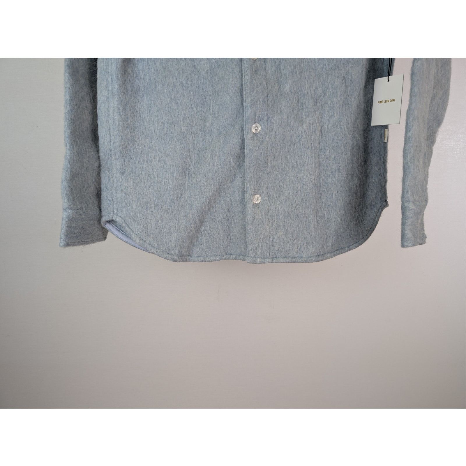 Aime Leon Dore o1rshd1 Long Sleeve Mohair Button up Shirt in Skywriting Size US S / EU 44-46 / 1 - 4 Thumbnail
