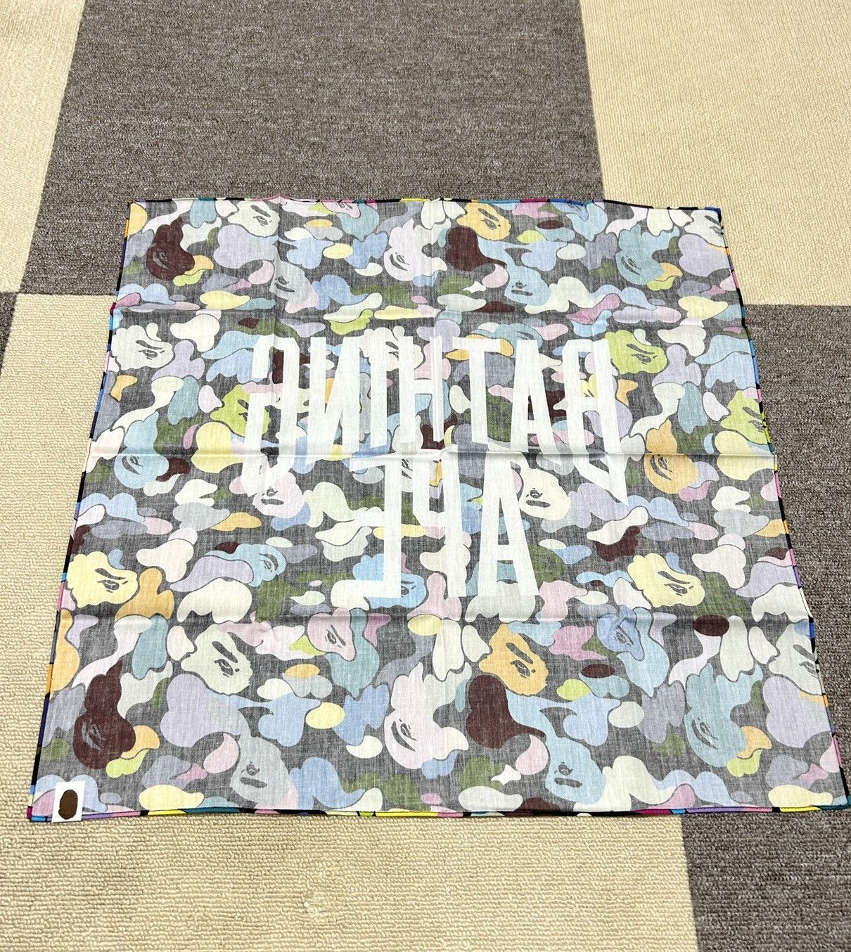 Bape NEW BAPE MULTI CAMO NYC LOGO BANDANA Size ONE SIZE - 11 Thumbnail