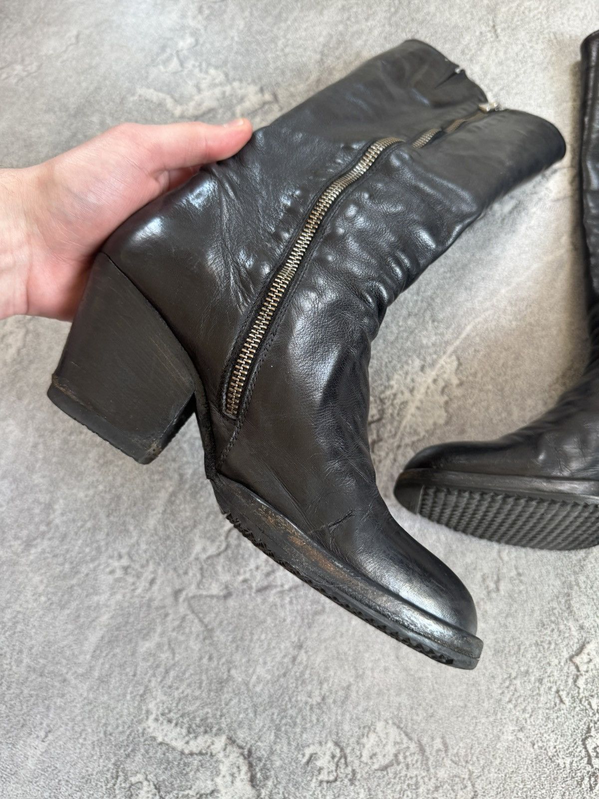 Officine Creative Officine Creative 37size leather knee high boots block heels Size US 7 / IT 37 - 12 Thumbnail