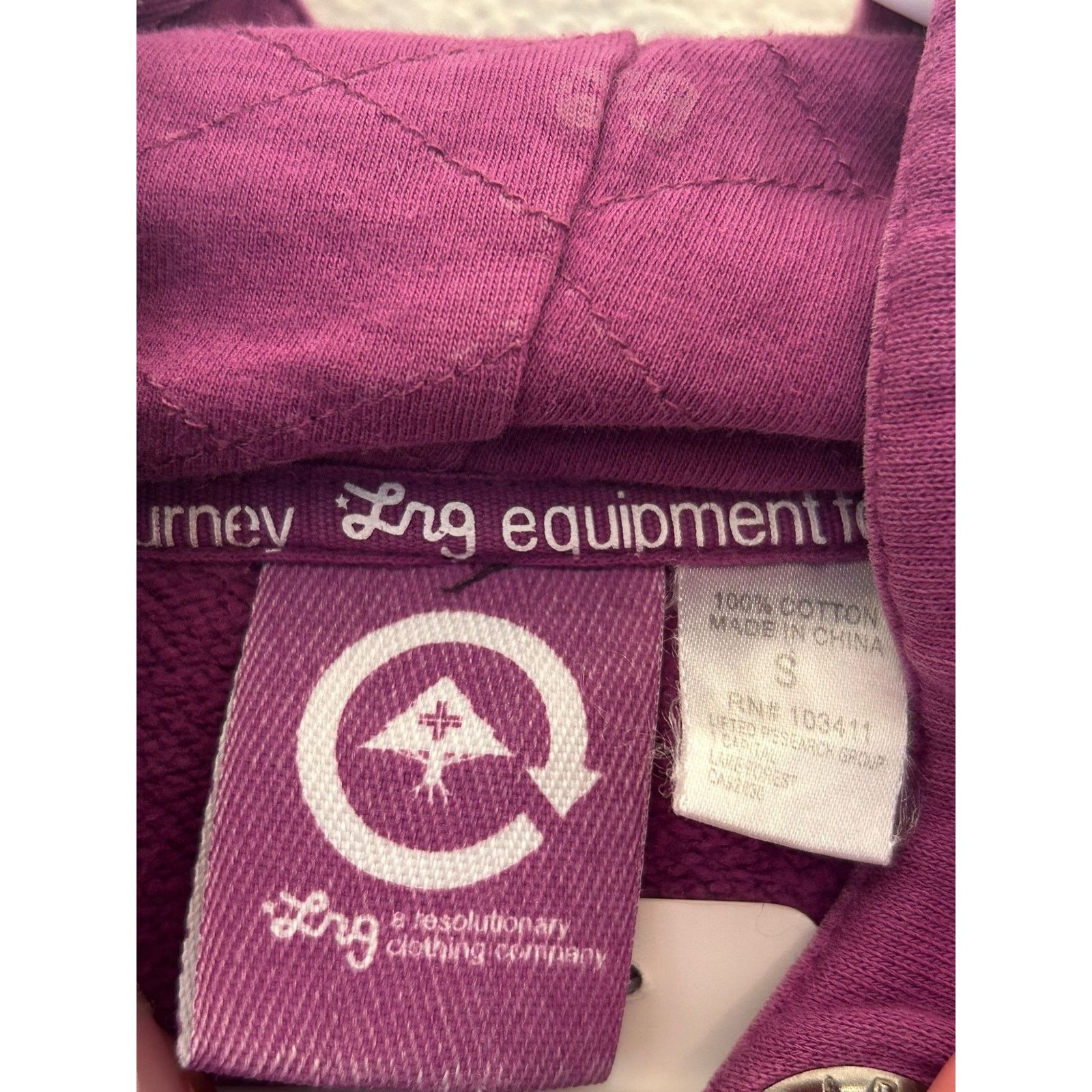 LRG LRG Lifted Research Group - Purple Women's Small Hoodie Size S / US 4 / IT 40 - 7 Thumbnail