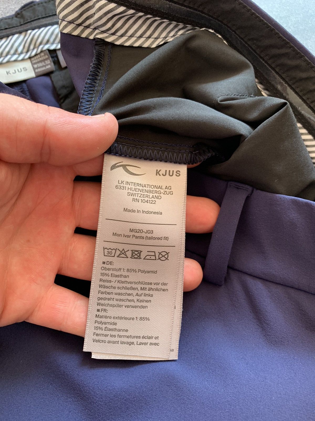 KJUS Kjus Men Iver Pants Tailored Fit W38/L32 Golf Size US 38 / EU 54 - 7 Thumbnail
