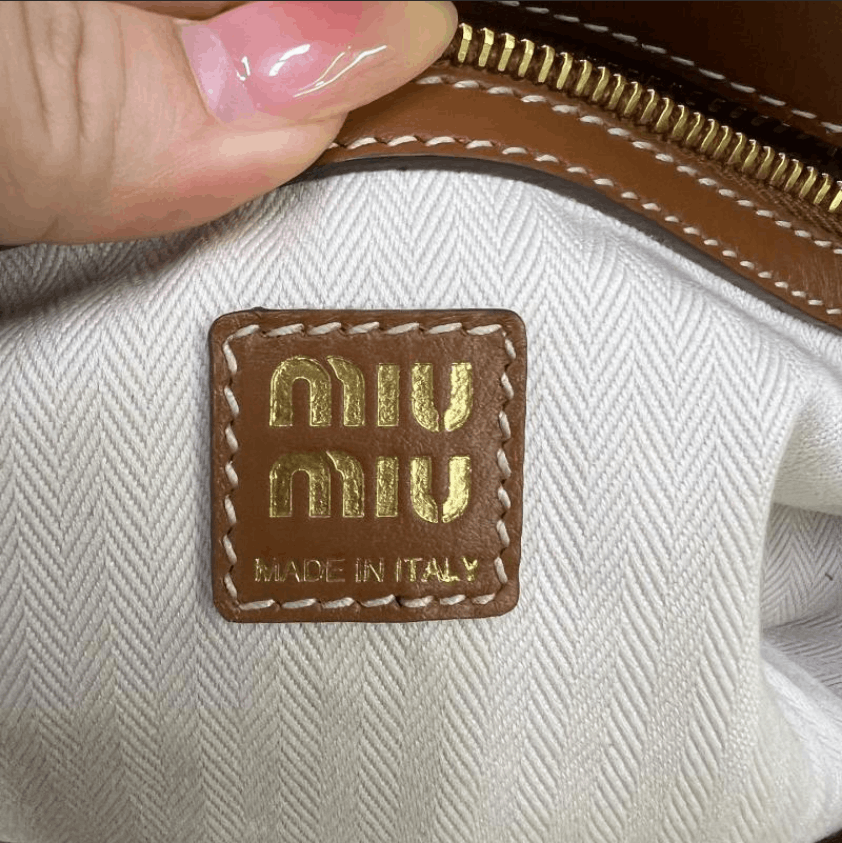 Miu Miu Miu Miu Nappa Leather Shoulder & Handheld Bag Size ONE SIZE - 9 Thumbnail