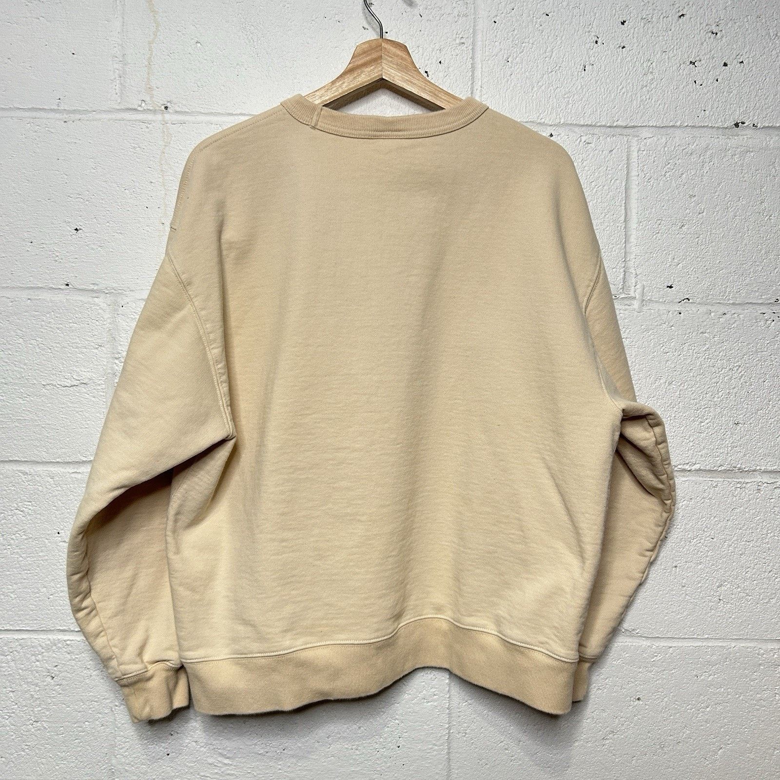 Dries Van Noten Dries Van Noten Oversized Crewneck Sweatshirt “Cream White” Size US S / EU 44-46 / 1 - 2 Thumbnail