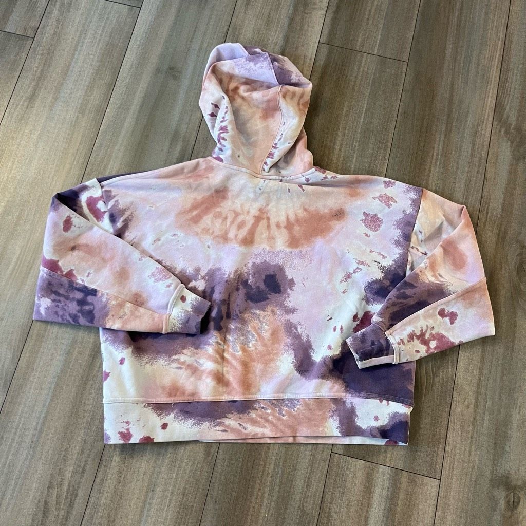 Nike Nike Purple Tie Dye Athletic Casual Hoodie Sweatshirt Women Size M / US 6-8 / IT 42-44 - 6 Thumbnail