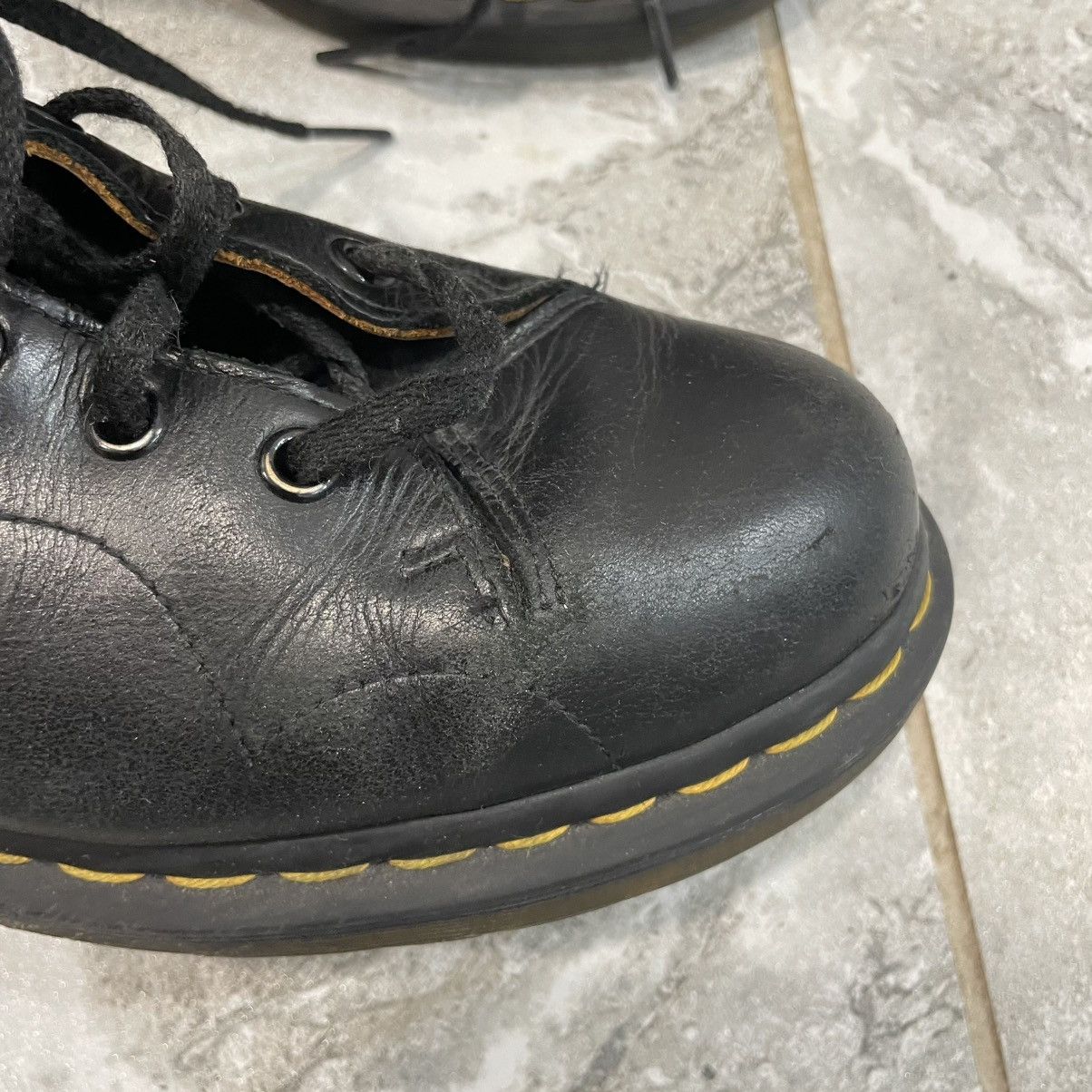 Dr. Martens × Leather Women Dr Martens Black boots shoes rock old money luxury Size US 7.5 / IT 37.5 - 5 Thumbnail