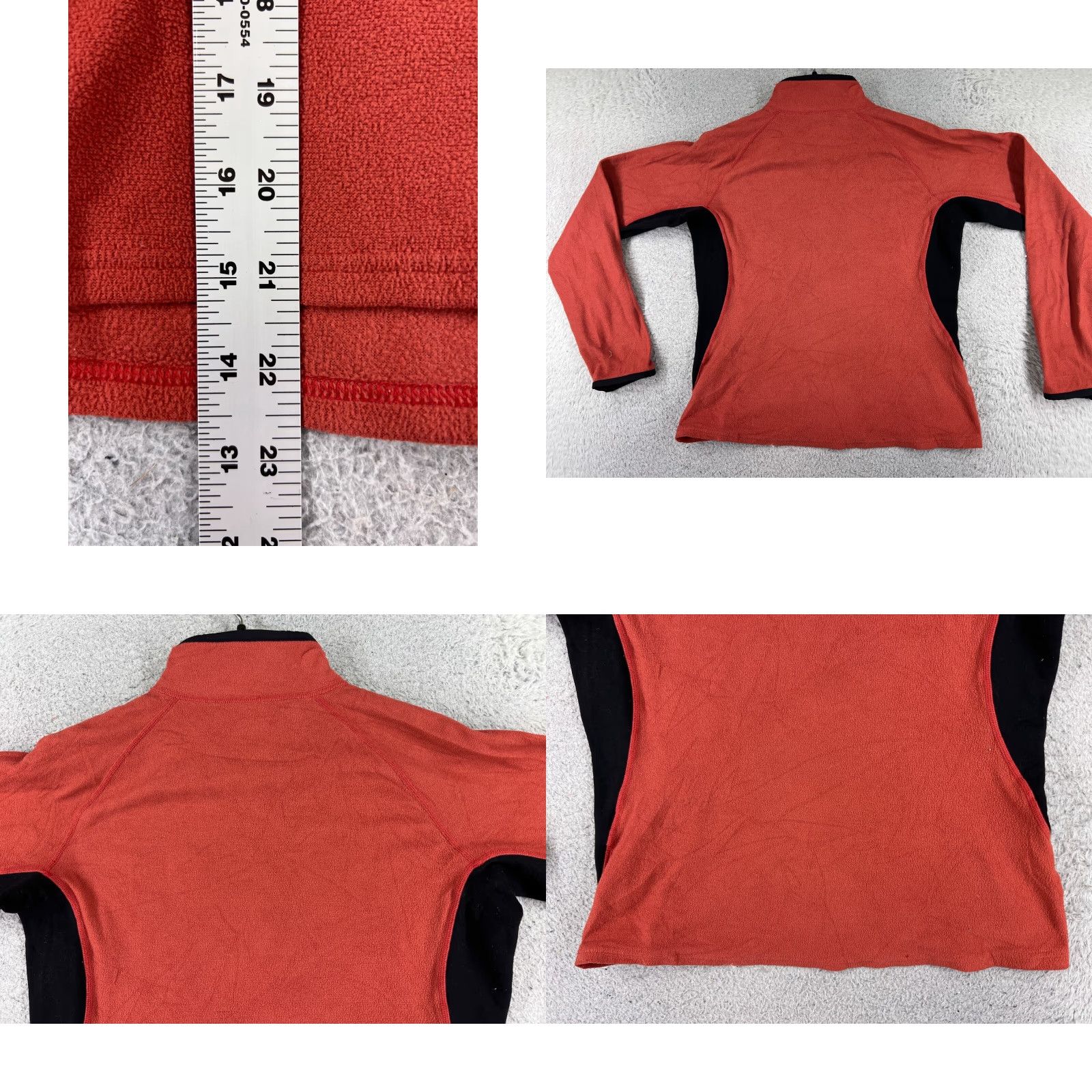 The North Face The North Face Women Sweatshirt Pullover Mock Neck 1/4 Zip Red Polyester Fleece Size M Size M / US 6-8 / IT 42-44 - 9 Thumbnail