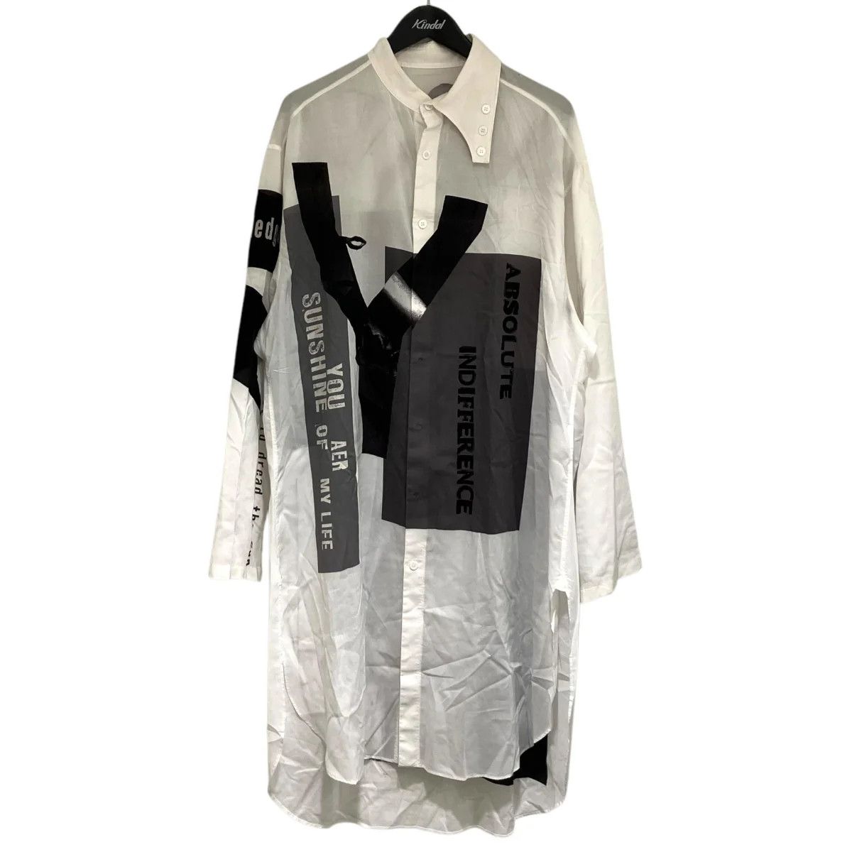 Yohji Yamamoto Yohji Yamamoto pour homme 25SS COLLAR PRINT BLOUSE Size US S / EU 44-46 / 1 - 1 Thumbnail