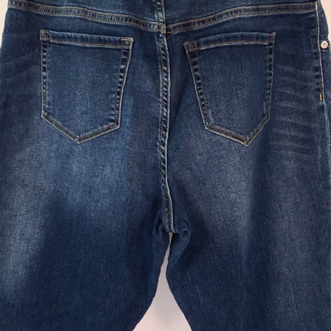 Vintage Womens Liz Lange Blue Maternity Jeans L 36X26 Size 36" / US 14 / IT 50 - 5 Thumbnail