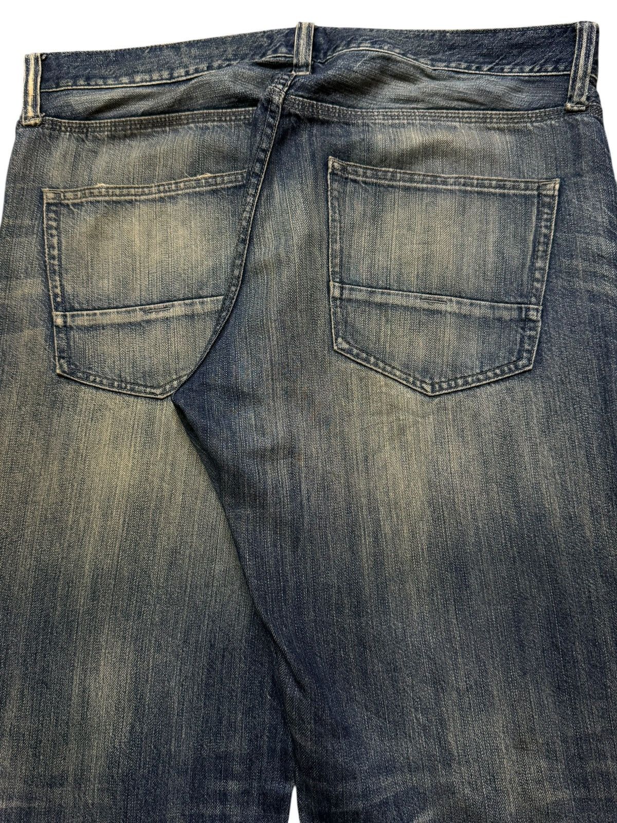 Sugar Cane Vintage Y2K Japanese Brand Mud Wash Whisker Straight Loose Size US 36 / EU 52 - 5 Thumbnail