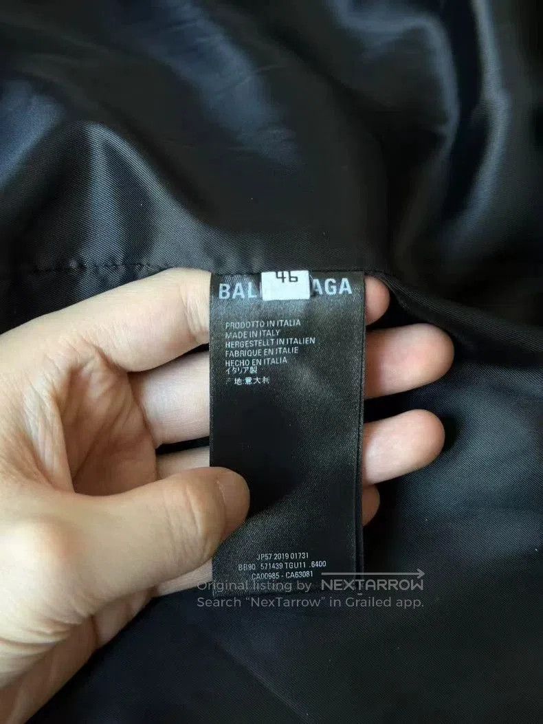 Balenciaga Balenciaga Black Red Plaid Jacket. Size US L / EU 52-54 / 3 - 4 Thumbnail