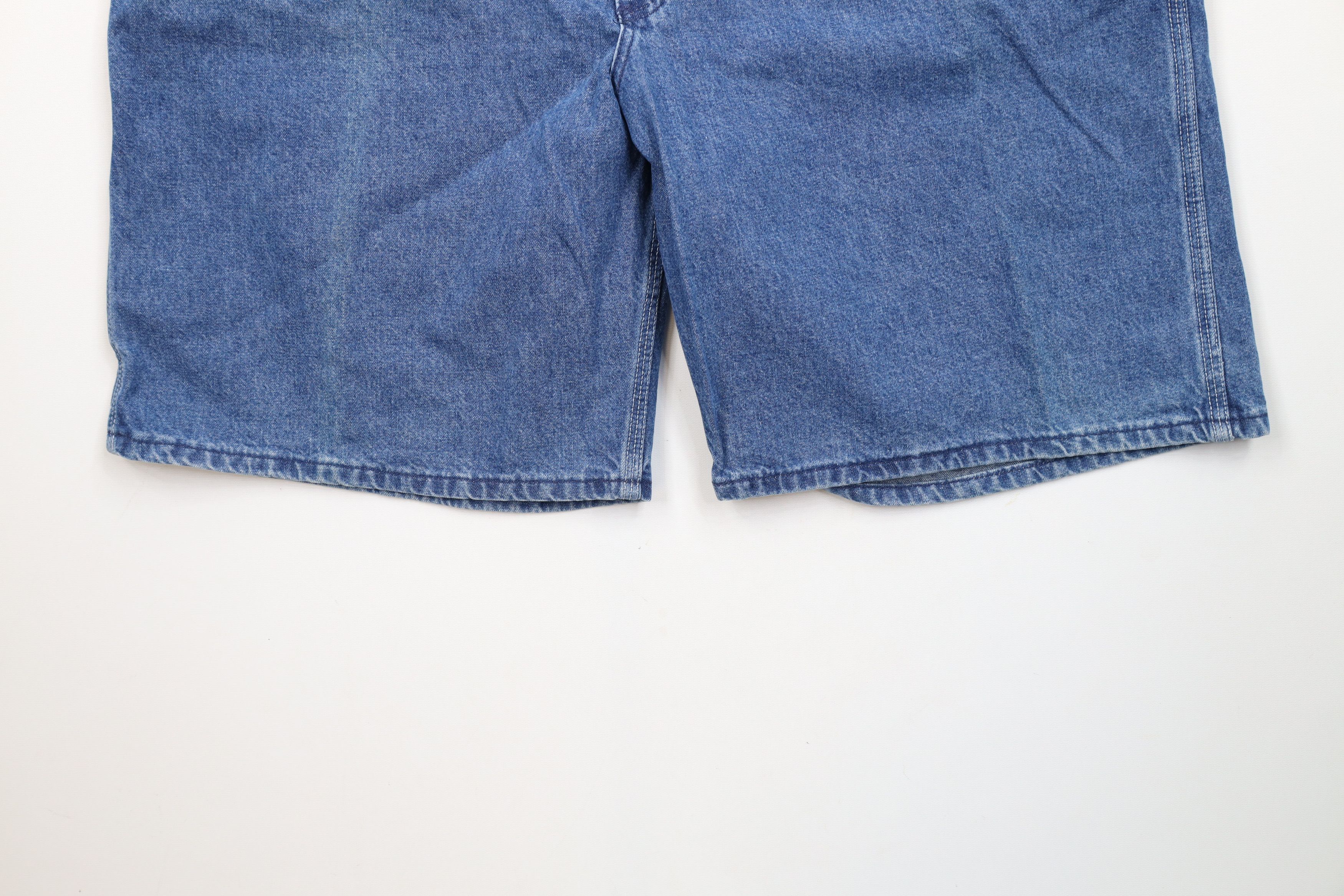 Vintage Vintage 90s OshKosh B'Gosh Fit Dungaree Denim Shorts USA Size US 38 / EU 54 - 4 Thumbnail