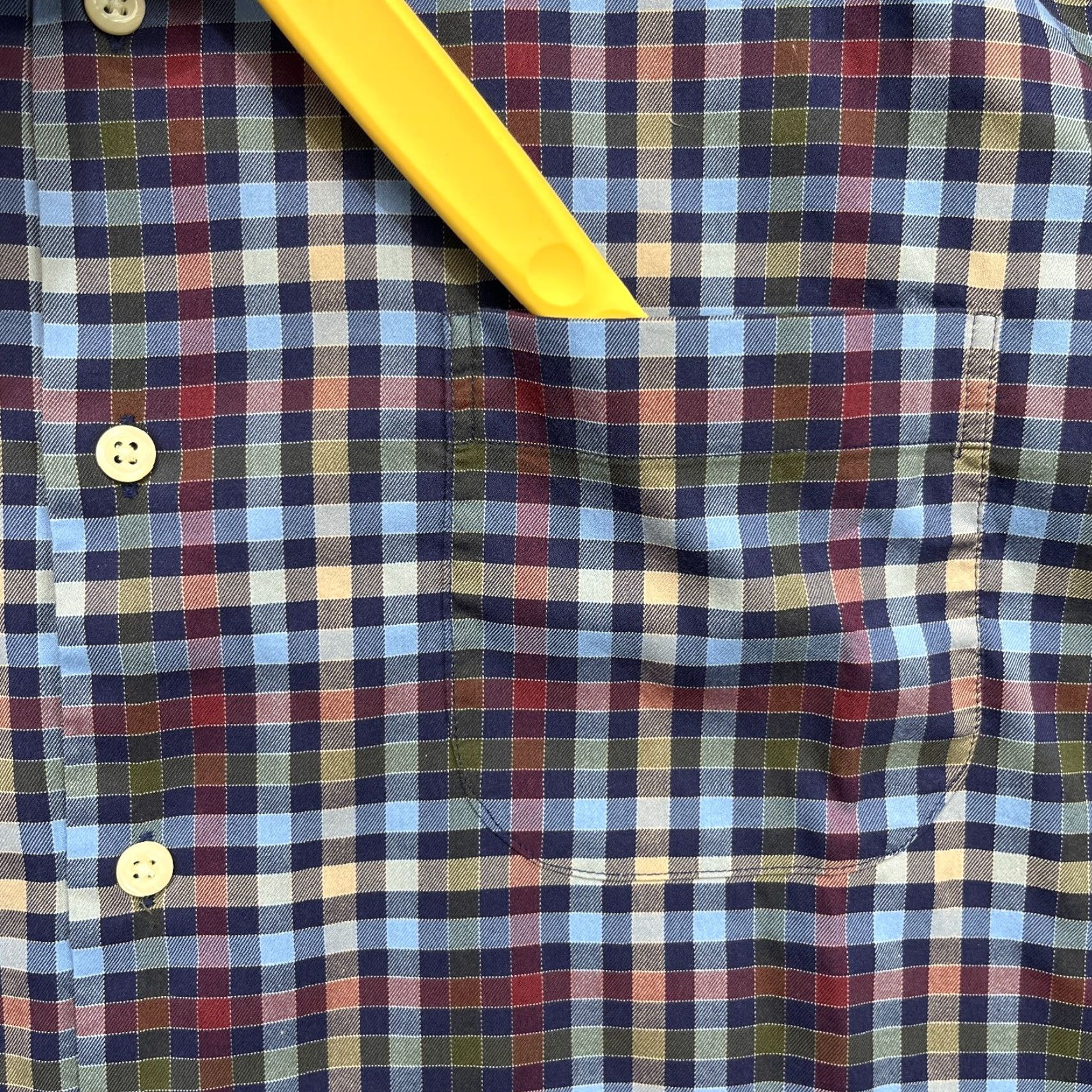 Peter Millar VINTAGE Peter Millar Shirt Mens Medium Blue Pastel Grid Check Carlow Crown Lite Sport Size US M / EU 48-50 / 2 - 3 Thumbnail