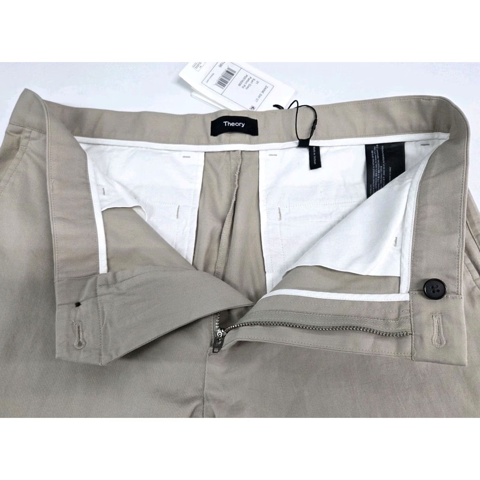 Theory Theory Mens Zaine SW ST Pants Size 31/32 Beige NWT C/SP #8807 Size US 31 - 5 Thumbnail