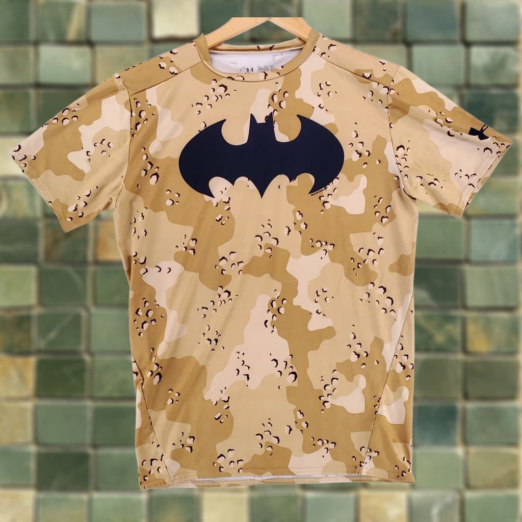 Under Armour Under Armour T-Shirt Batman Compression Camouflage Chocolate Chip Mens 2XL Brown Size US XXL / EU 58 / 5 - 1 Thumbnail