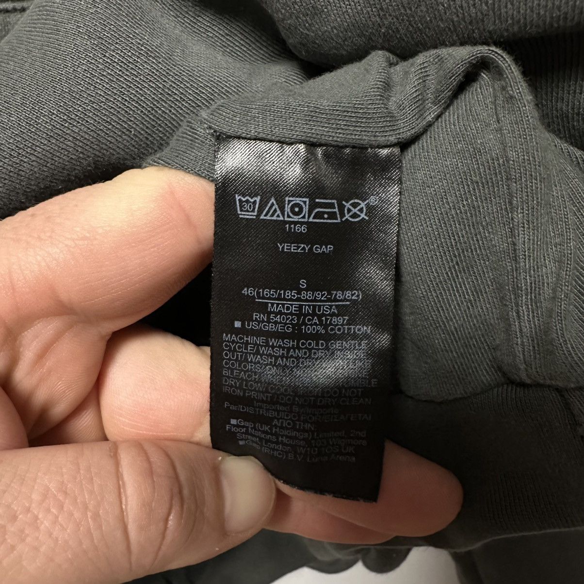 Gap Made in USA Grey GAP/Yeezy Hoodie engineered by 8 Balenciaga Size US S / EU 44-46 / 1 - 8 Thumbnail