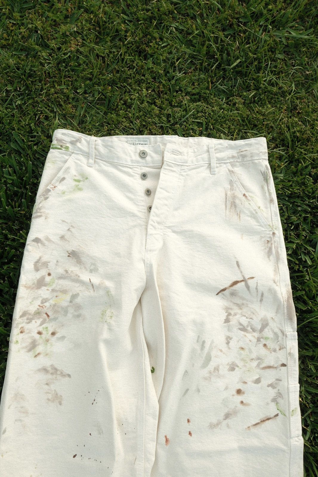 Other Pinup Painted Cream Journeyman’s Size US 32 / EU 48 - 4 Thumbnail