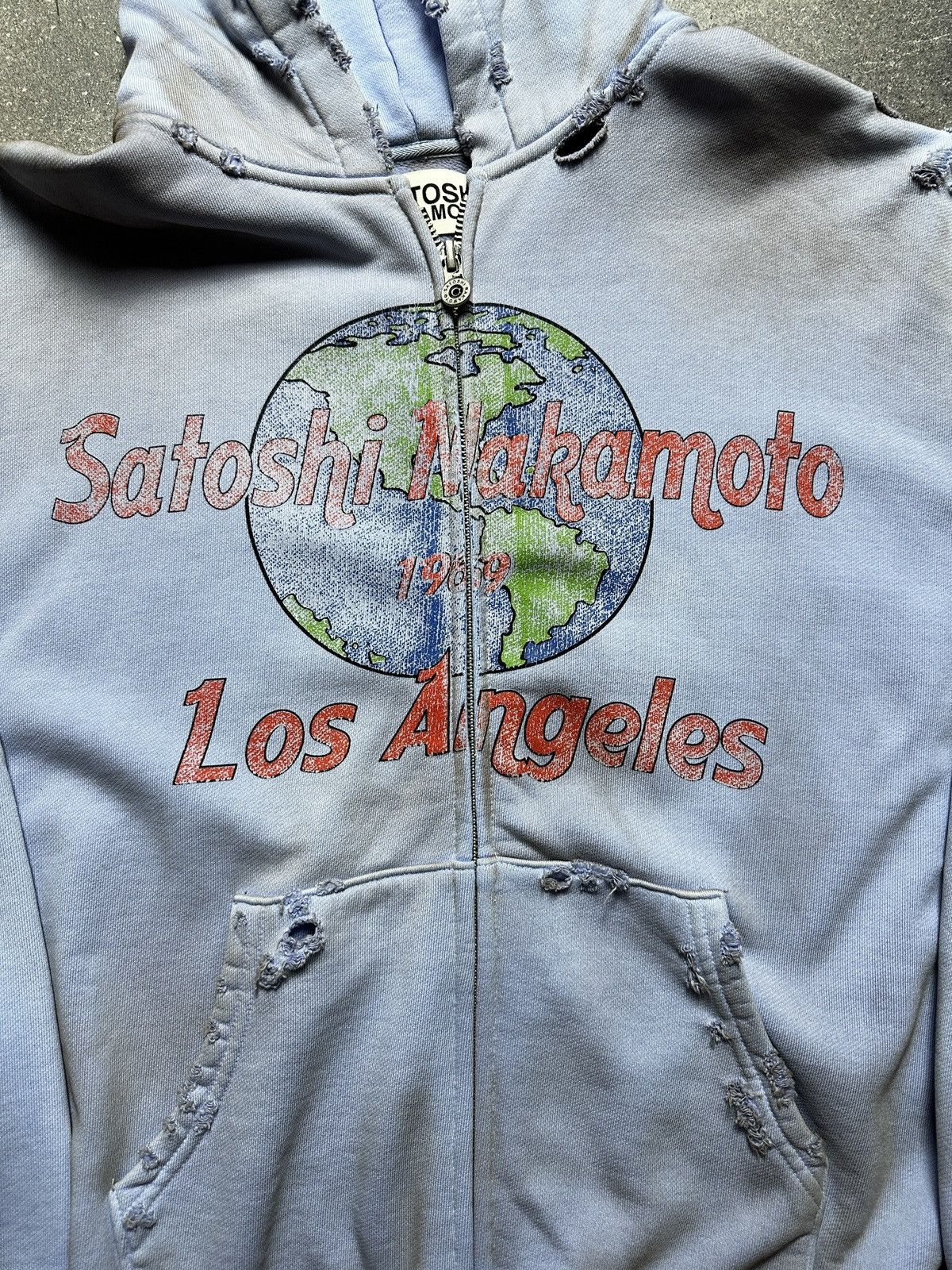 Satoshi Nakamoto Satoshi Nakamoto 1969 Rock Zip Hoodie Blue Size US XL / EU 56 / 4 - 2 Thumbnail