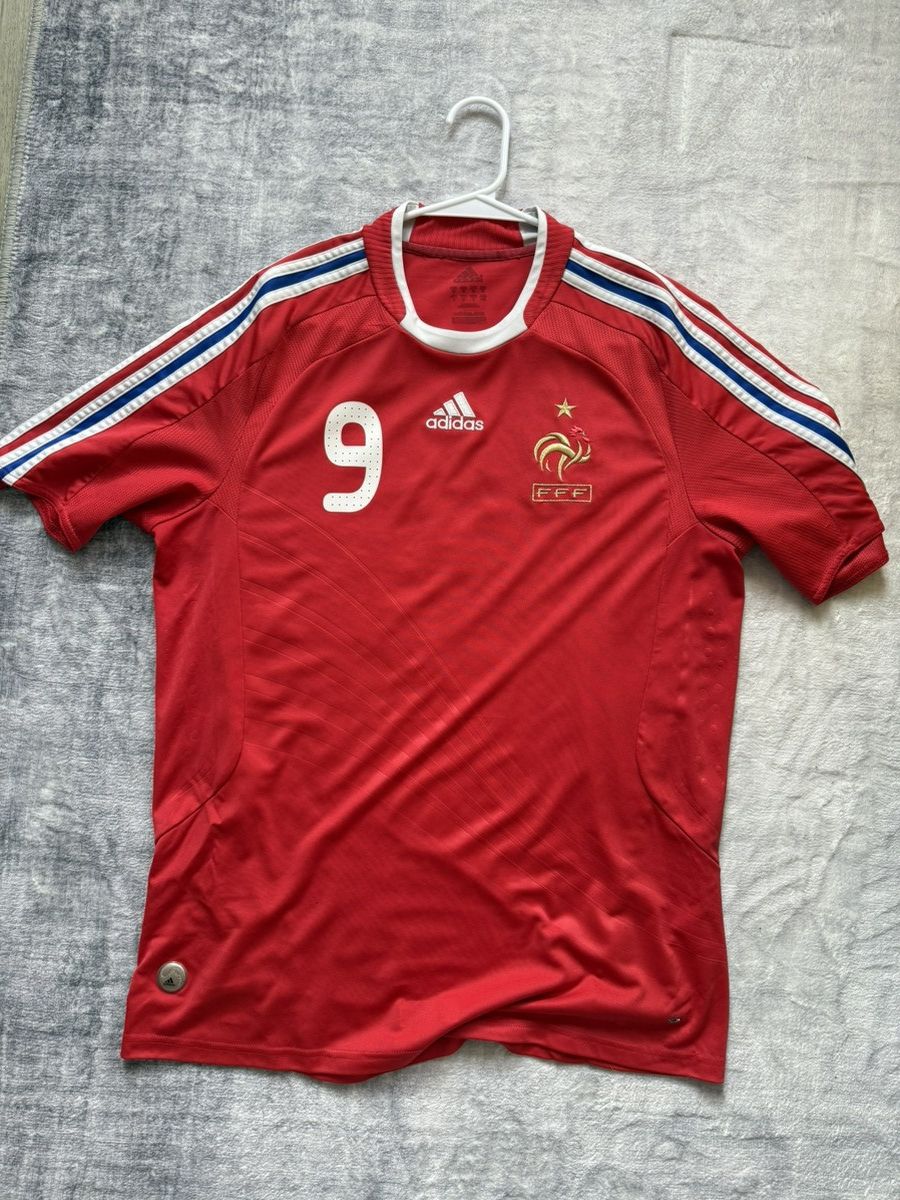 2008/09 France Away Jersey - Benzema 9