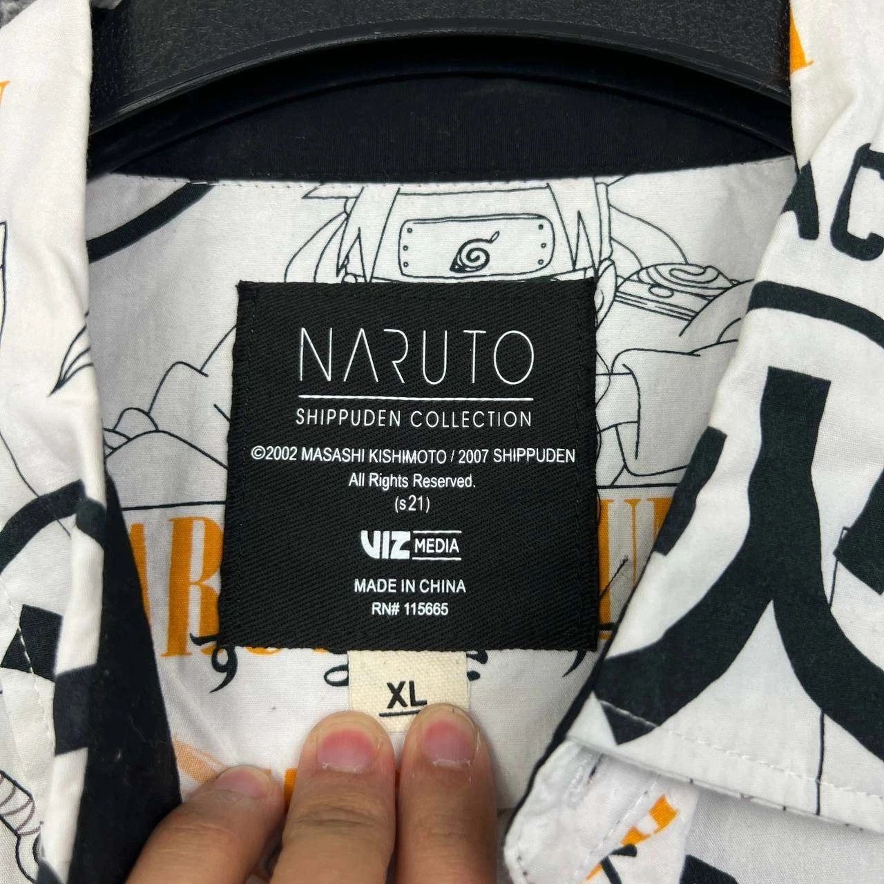 Other Naruto Shippuden Button Up Shirt Men XL Ninja Academy Cotton Size US XL / EU 56 / 4 - 5 Thumbnail