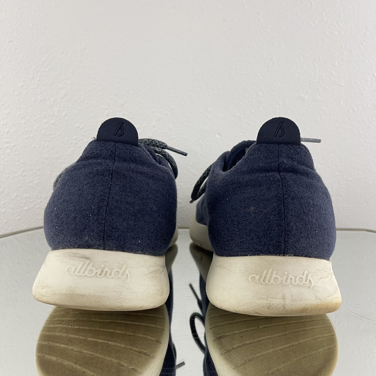 Allbirds ALLBIRDS Mens Dark Blue Merino Wool Tree Runner Sneakers Size US 13 / EU 46 - 3 Thumbnail